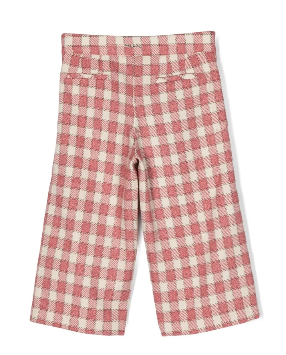 Abel & Lula Girls Raspberry Plaid Culotte Pants