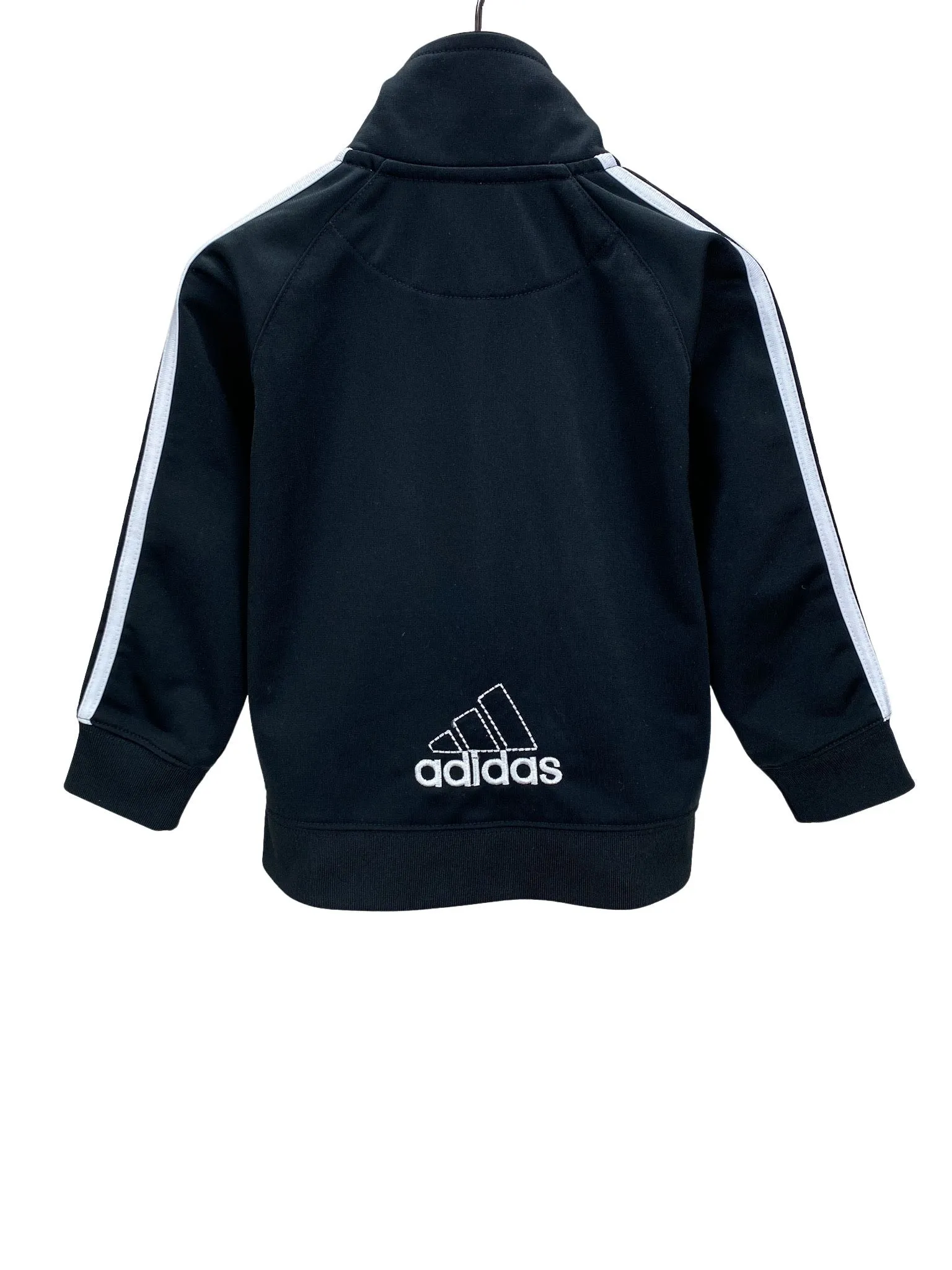 Adidas, Baby Boy Track Jacket, Black/White, Size 24M