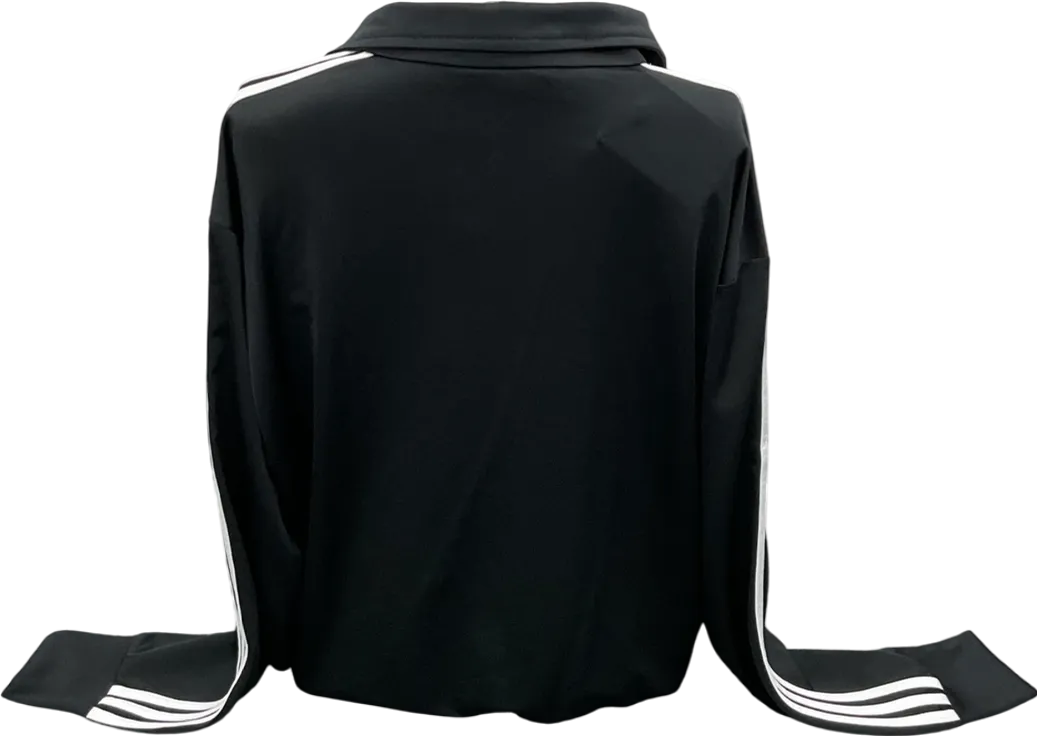 adidas Black Firebird Track Top UK M