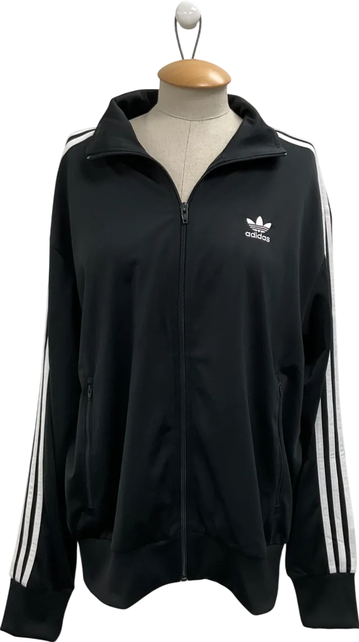 adidas Black Firebird Track Top UK M