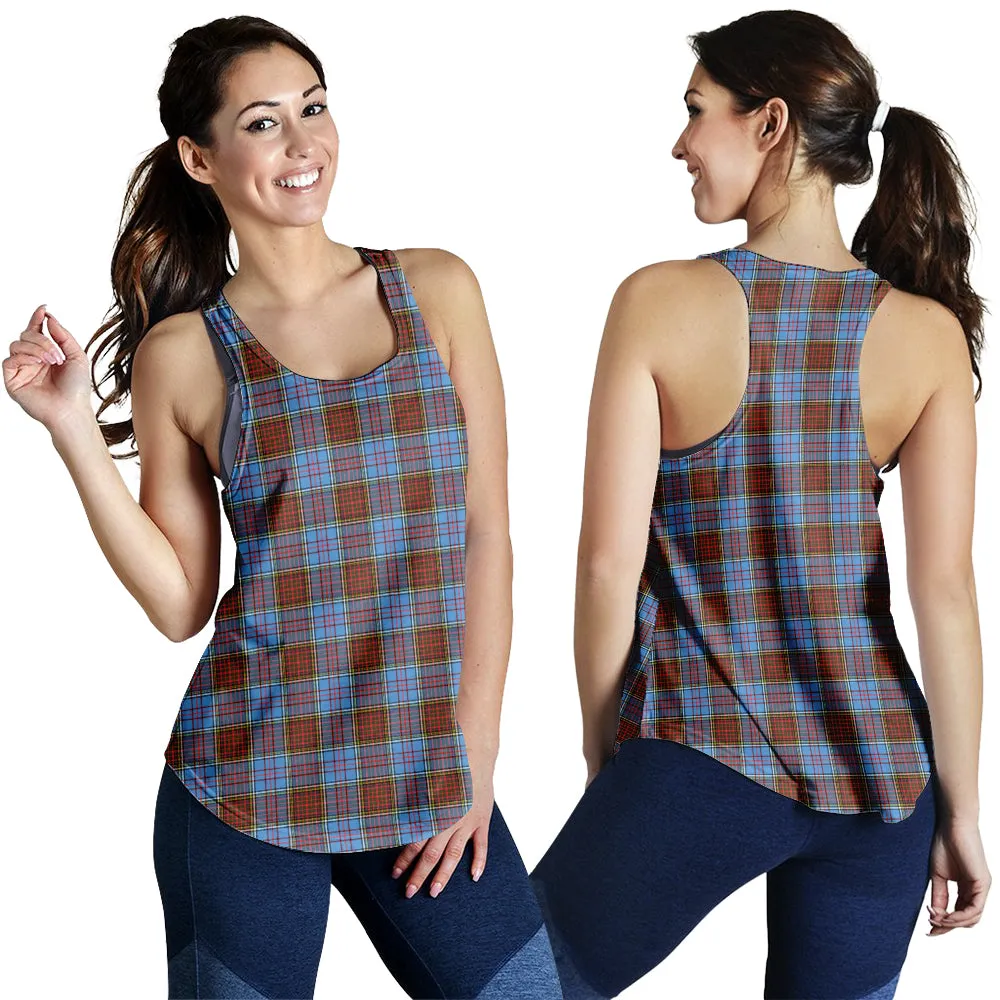 Anderson Modern Tartan Women Racerback Tanks