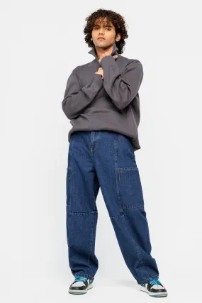 Baggy Carrot Blue Men's Jeans