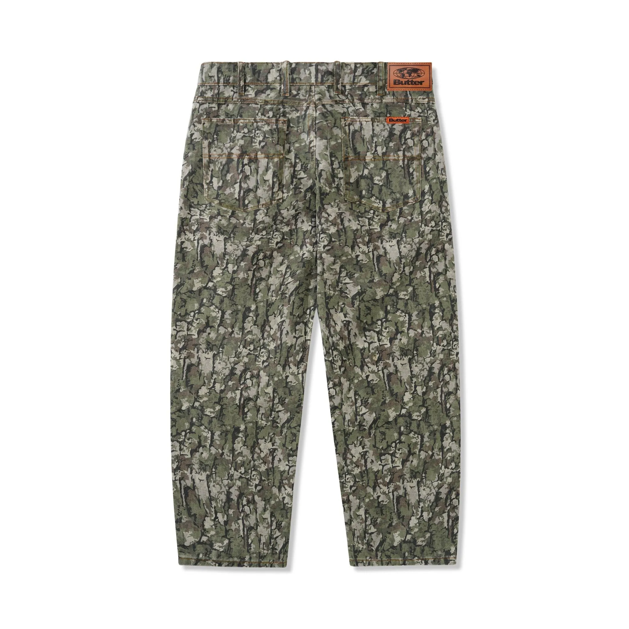 Bark Camo Denim Jeans - Army