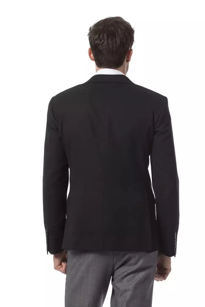 Billionaire Italian Couture Black Wool Blazer