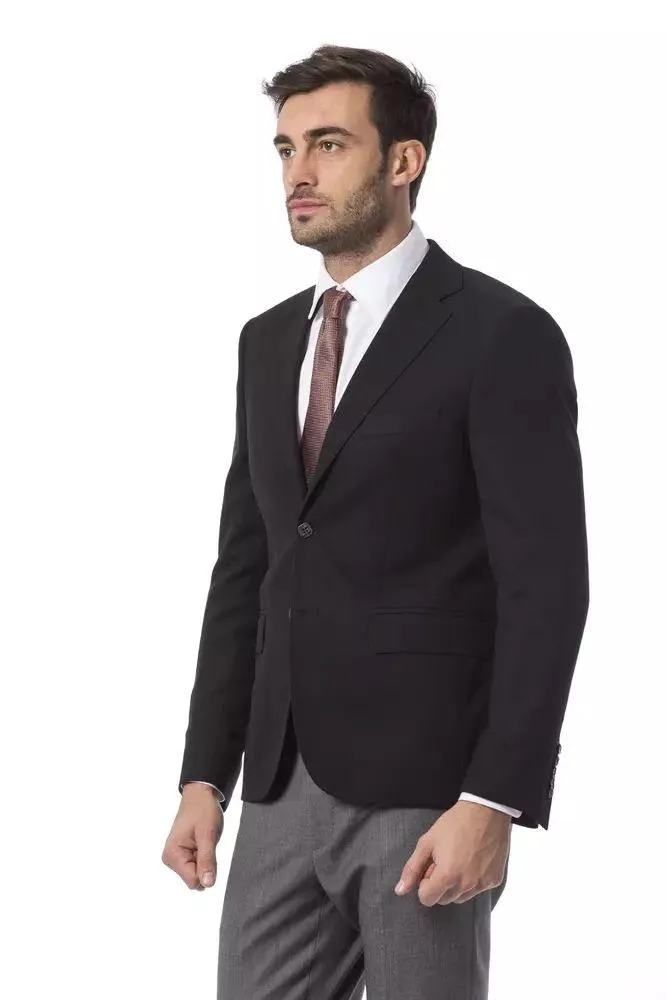 Billionaire Italian Couture Black Wool Blazer