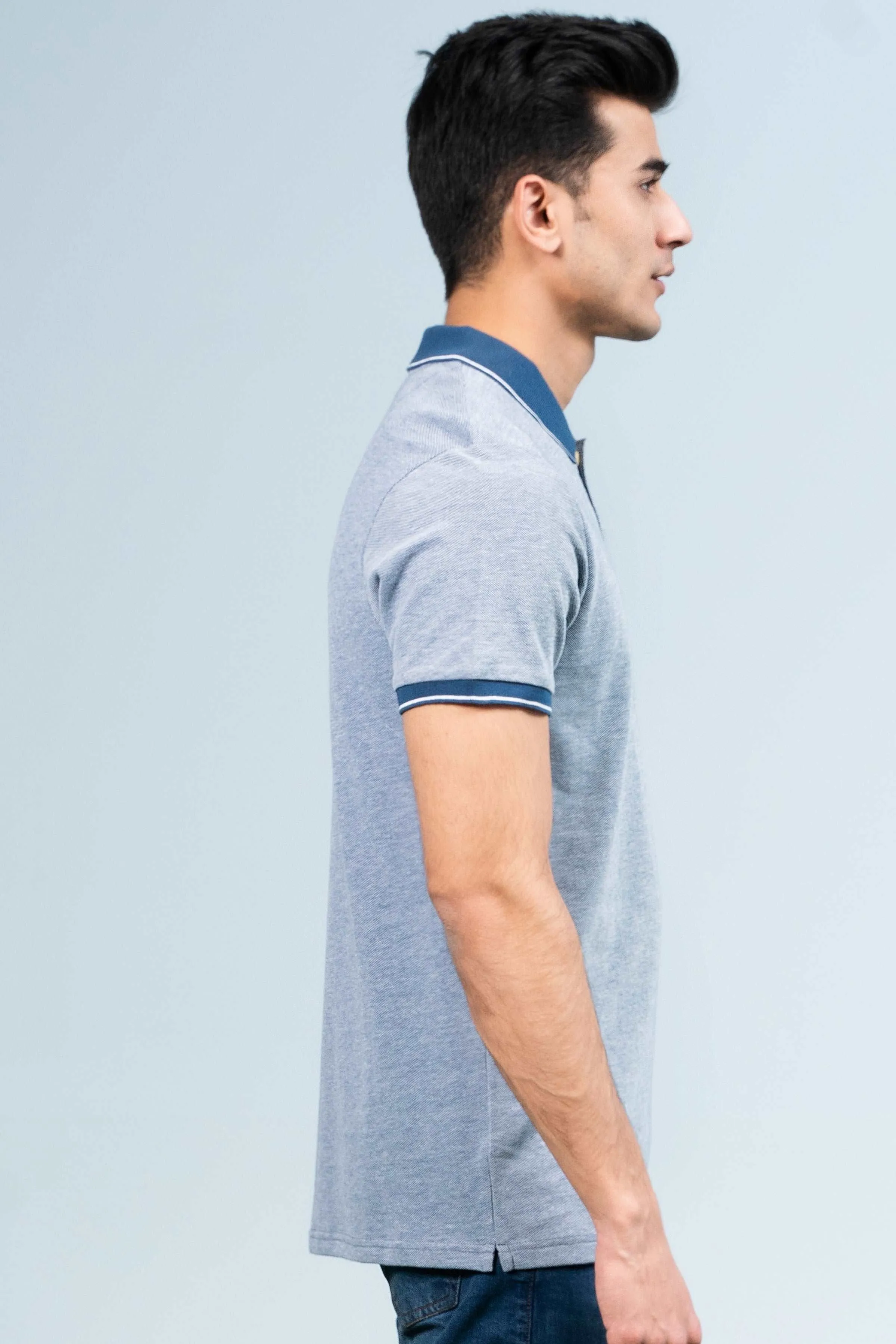 BIRD EYE POLO BLUE