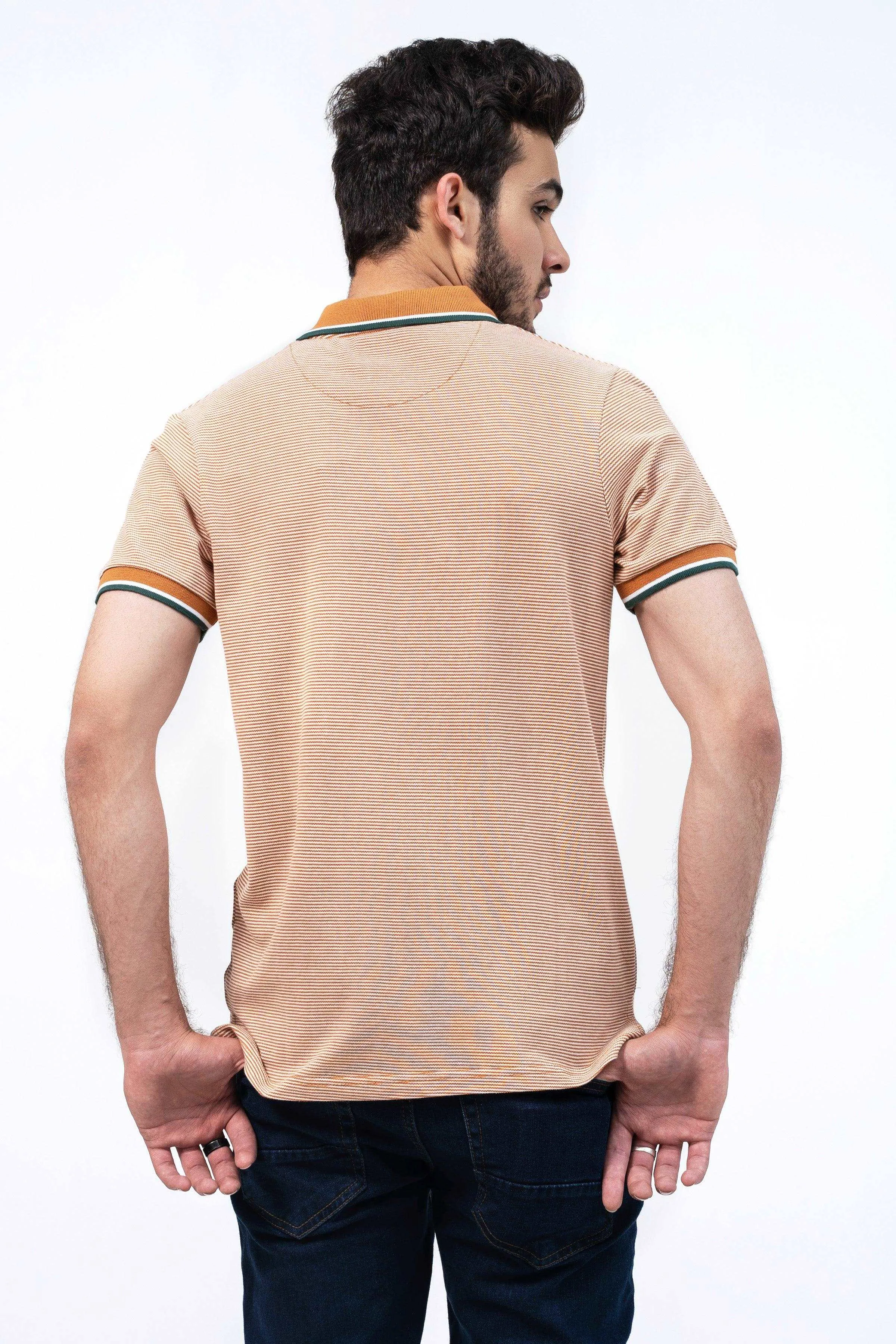 BIRD EYE POLO RUST