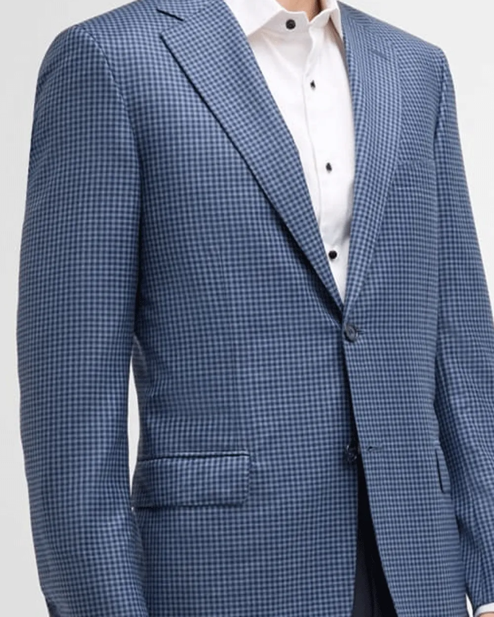 Bluette Microcheck Wool Sportcoat