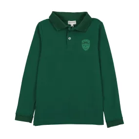 Bopop Hunter Green Emblem Polo