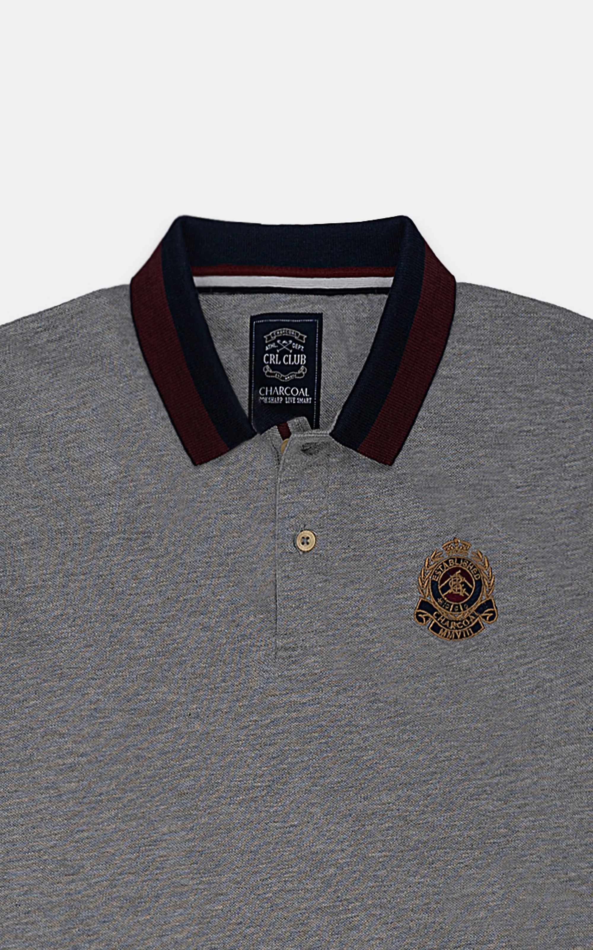 CLASSIC  POLO SHIRT HEATHER GREY