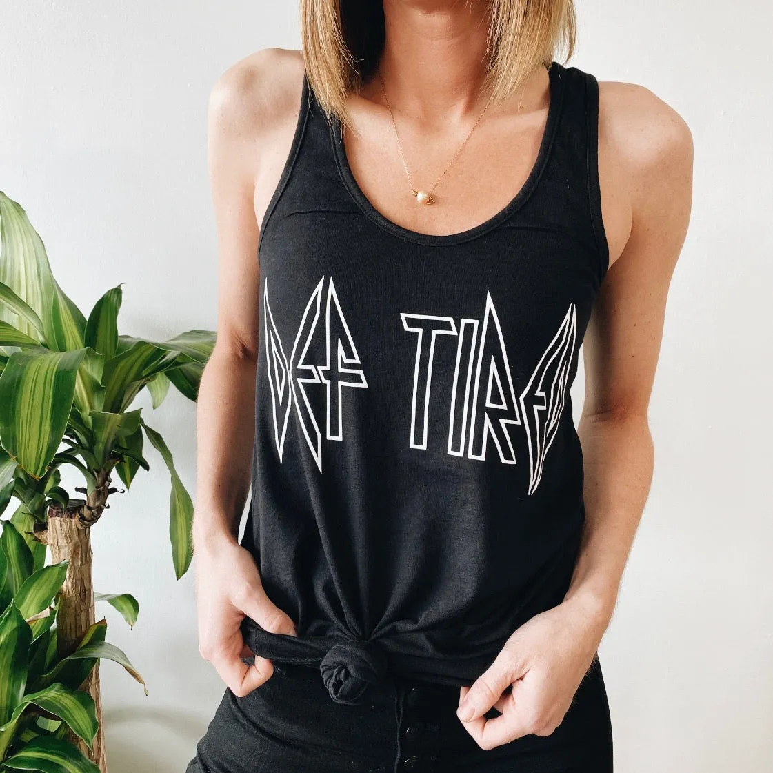 Def Tired • Black Tank