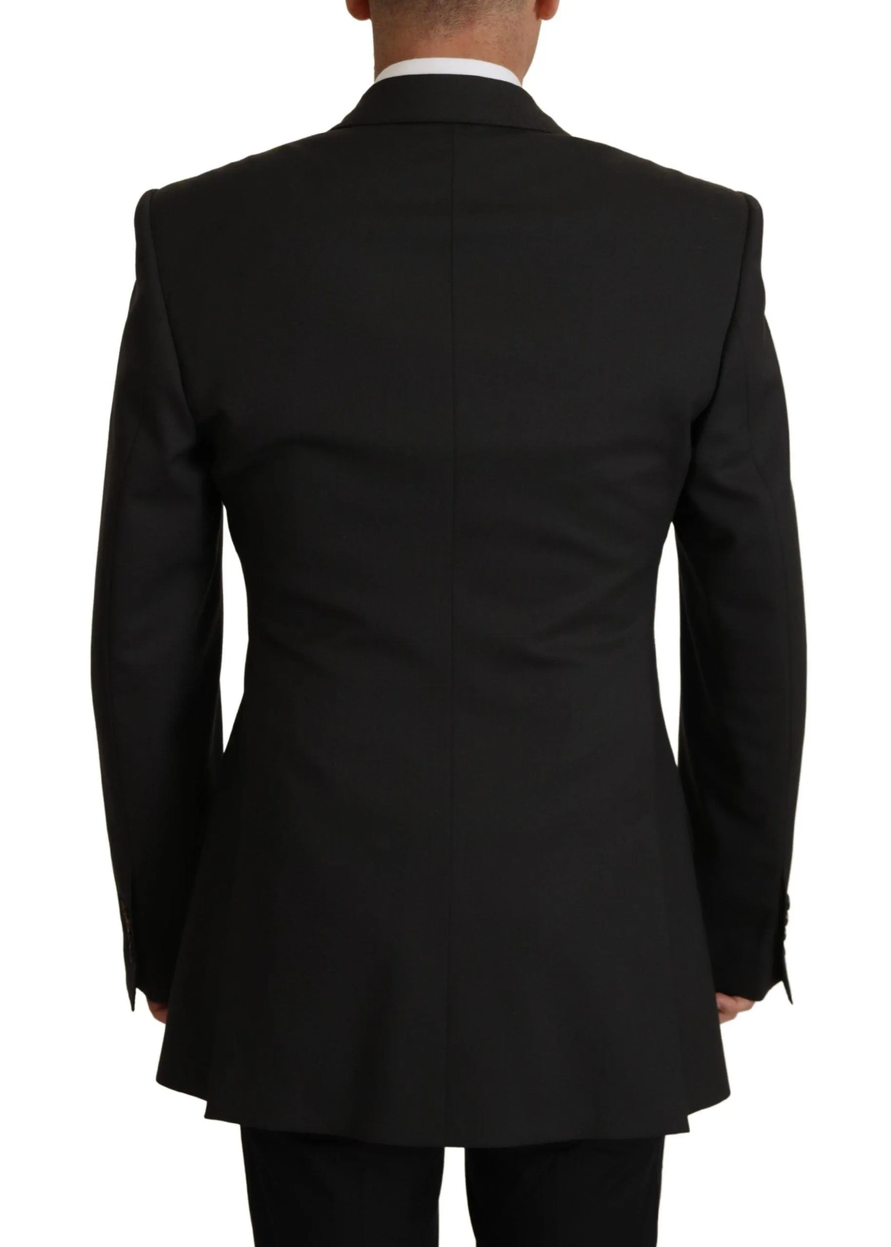 Dolce & Gabbana Black Wool Single Breasted Blazer v