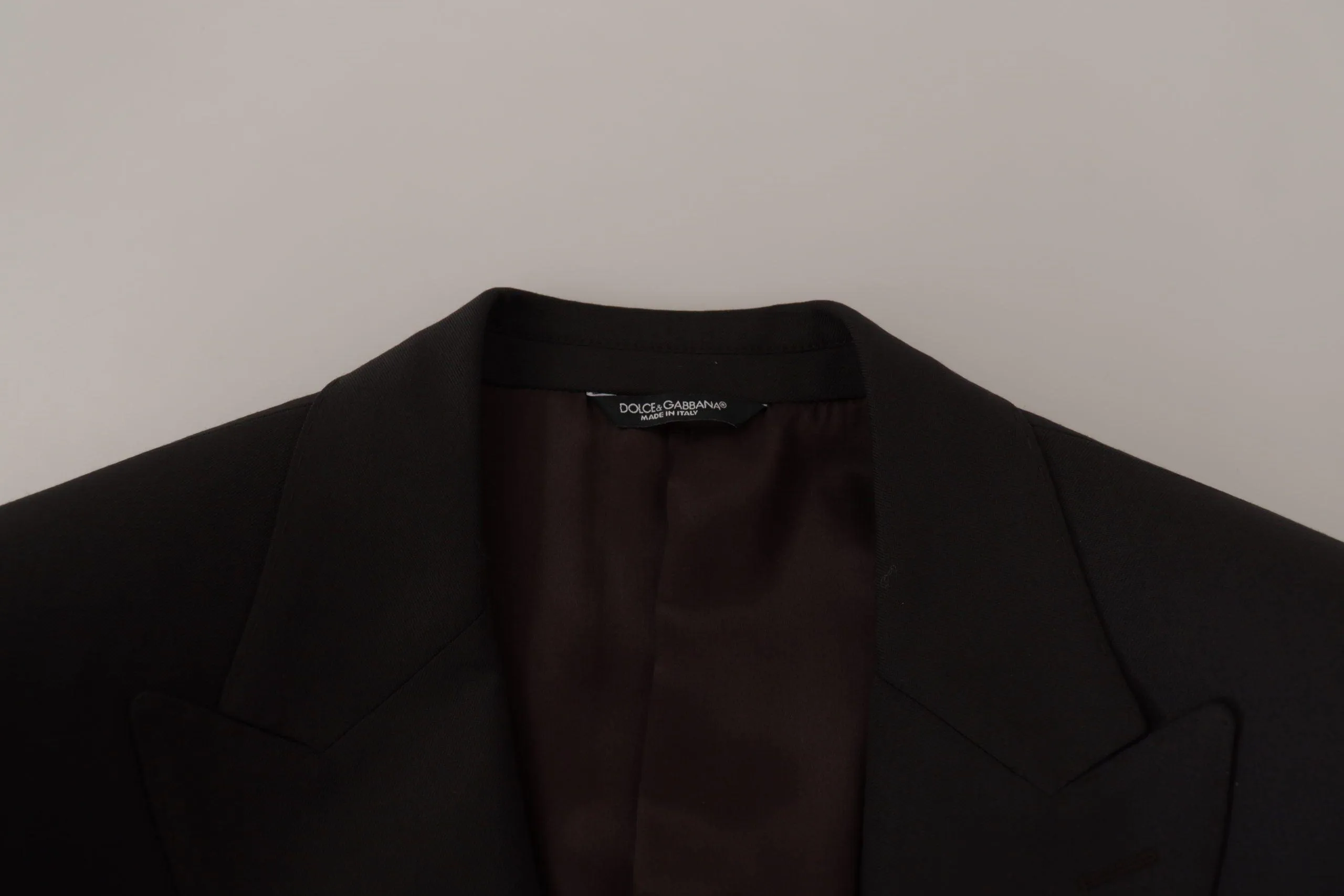 Dolce & Gabbana Black Wool Single Breasted Blazer v