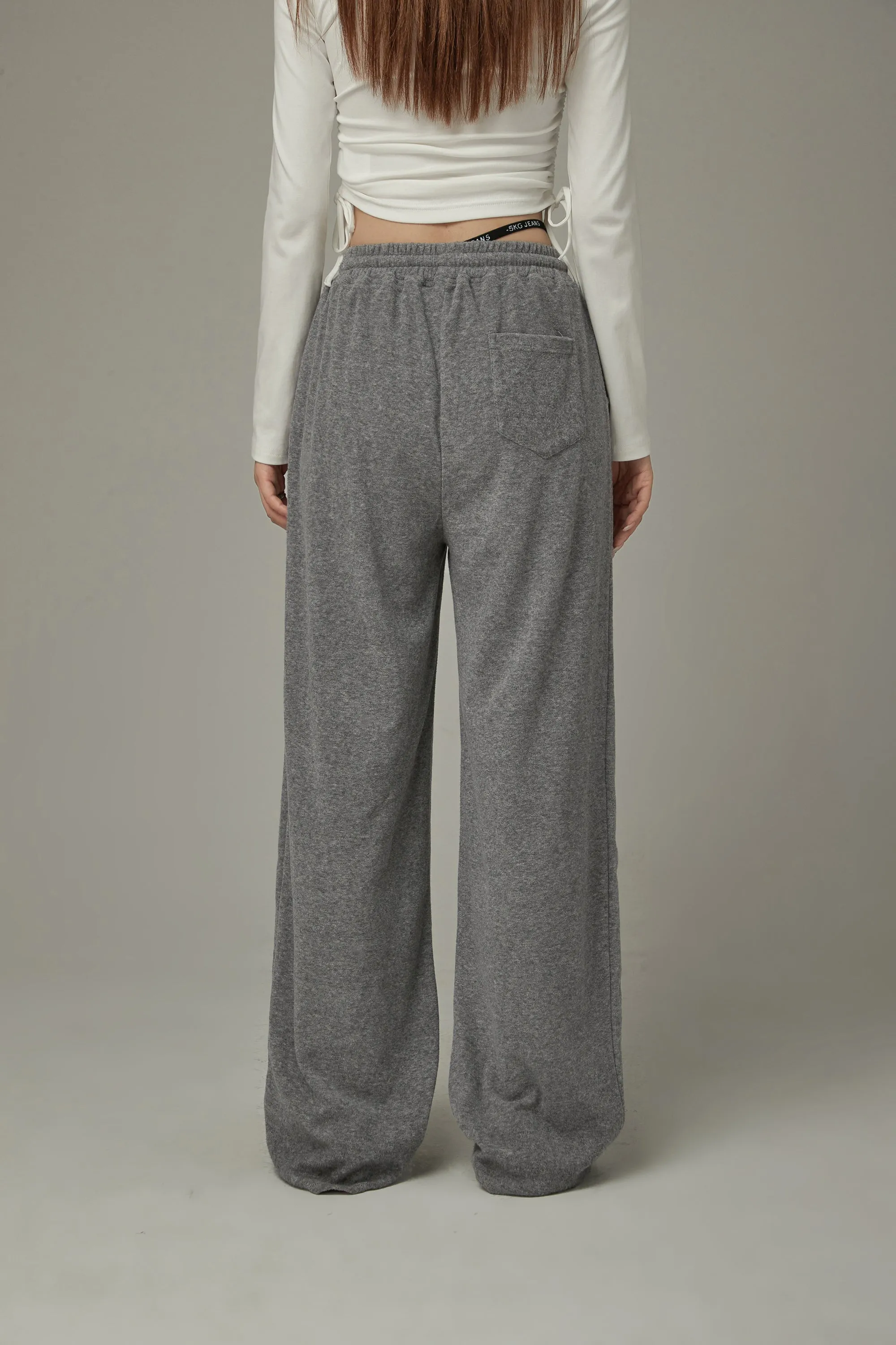 Elastic Casual Wide Pants