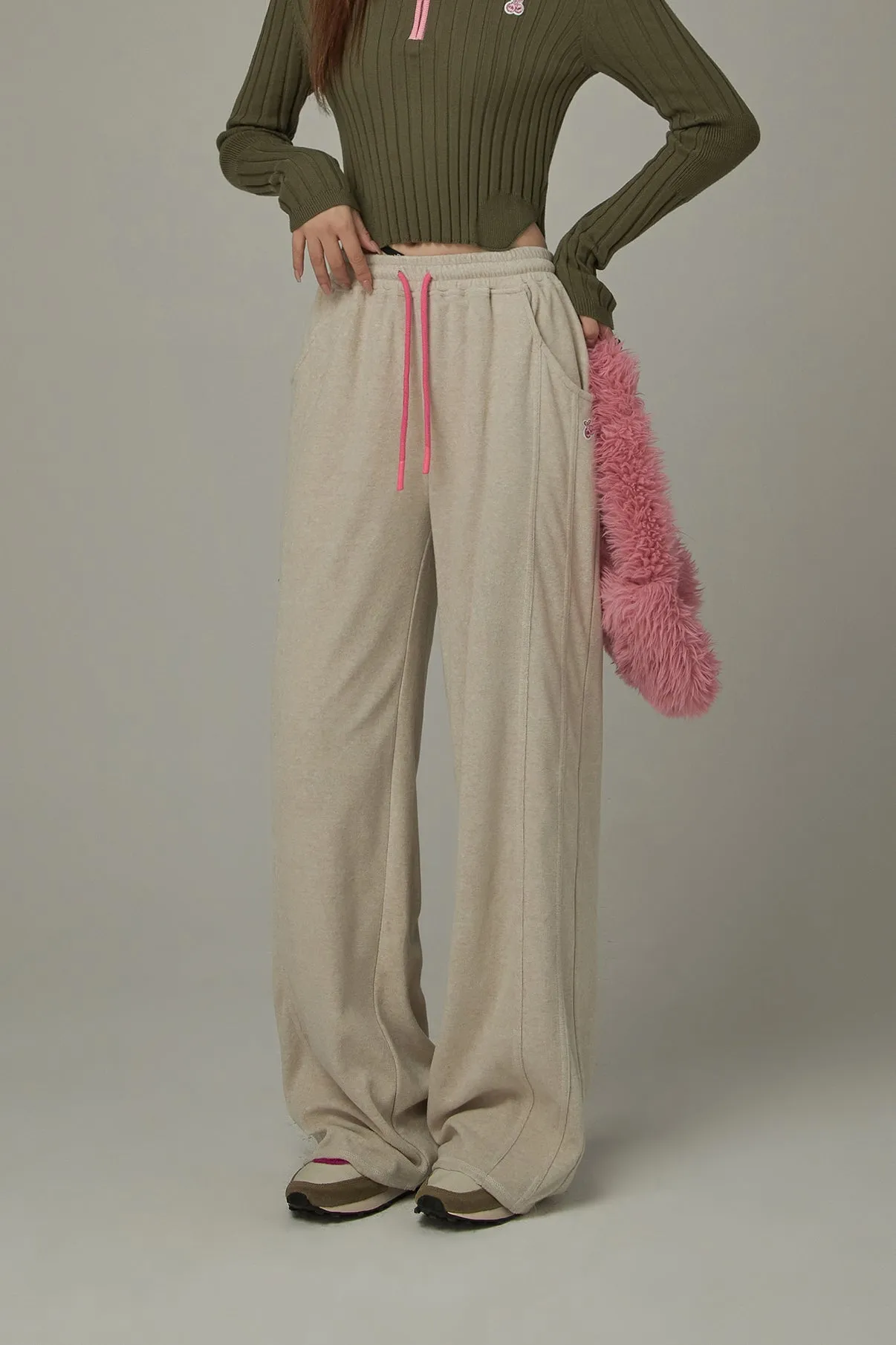 Elastic Casual Wide Pants