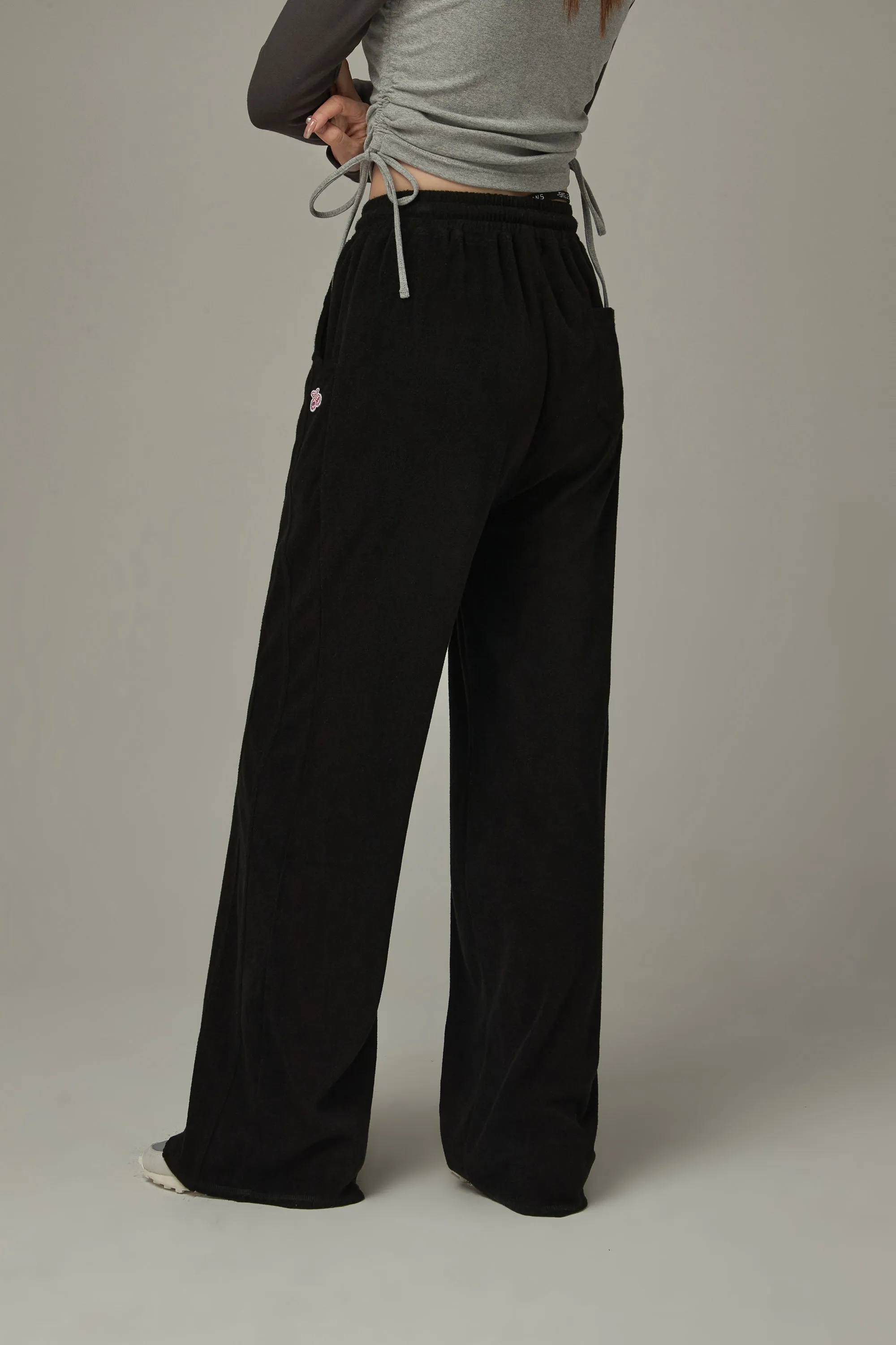 Elastic Casual Wide Pants