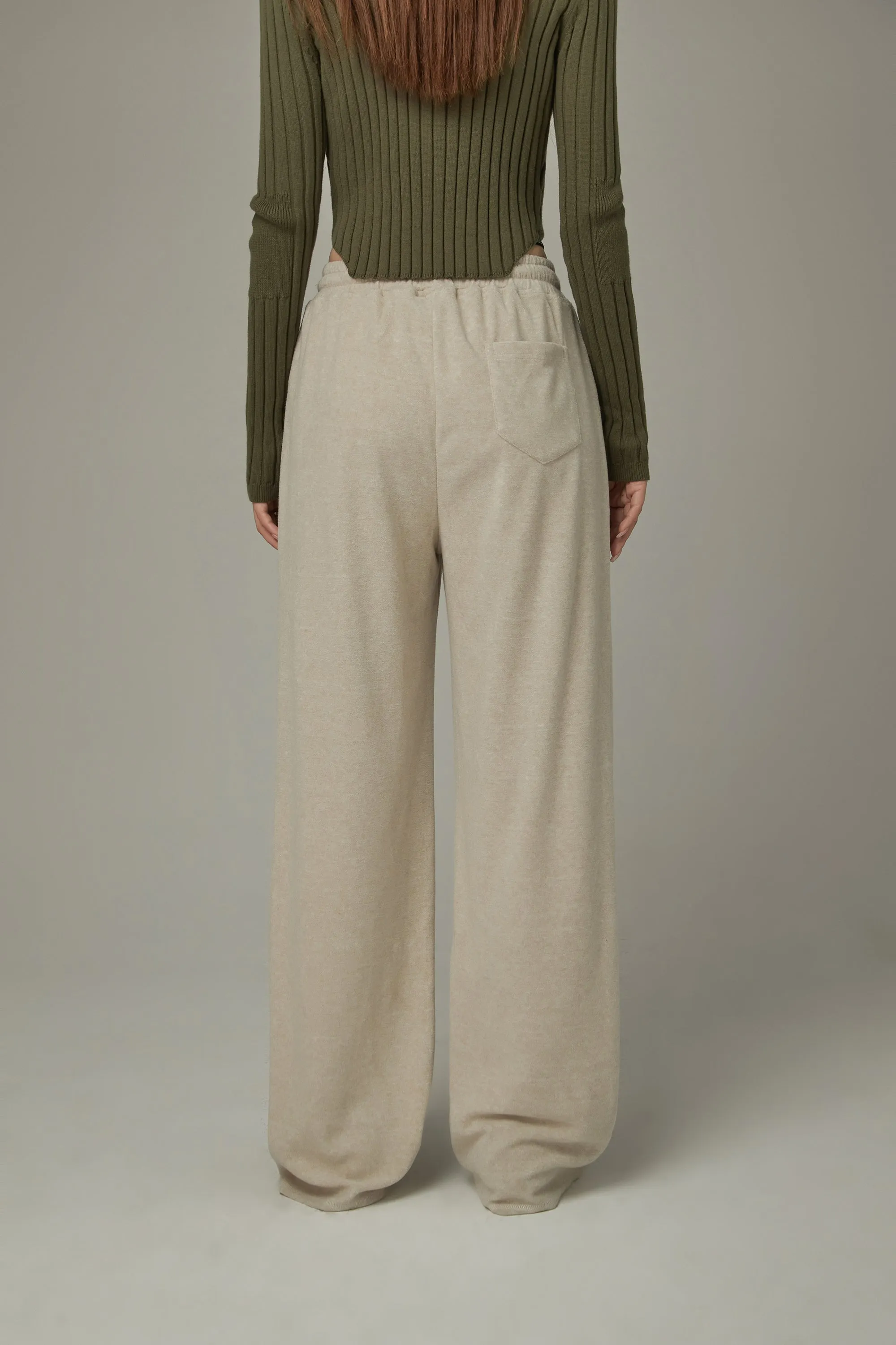 Elastic Casual Wide Pants