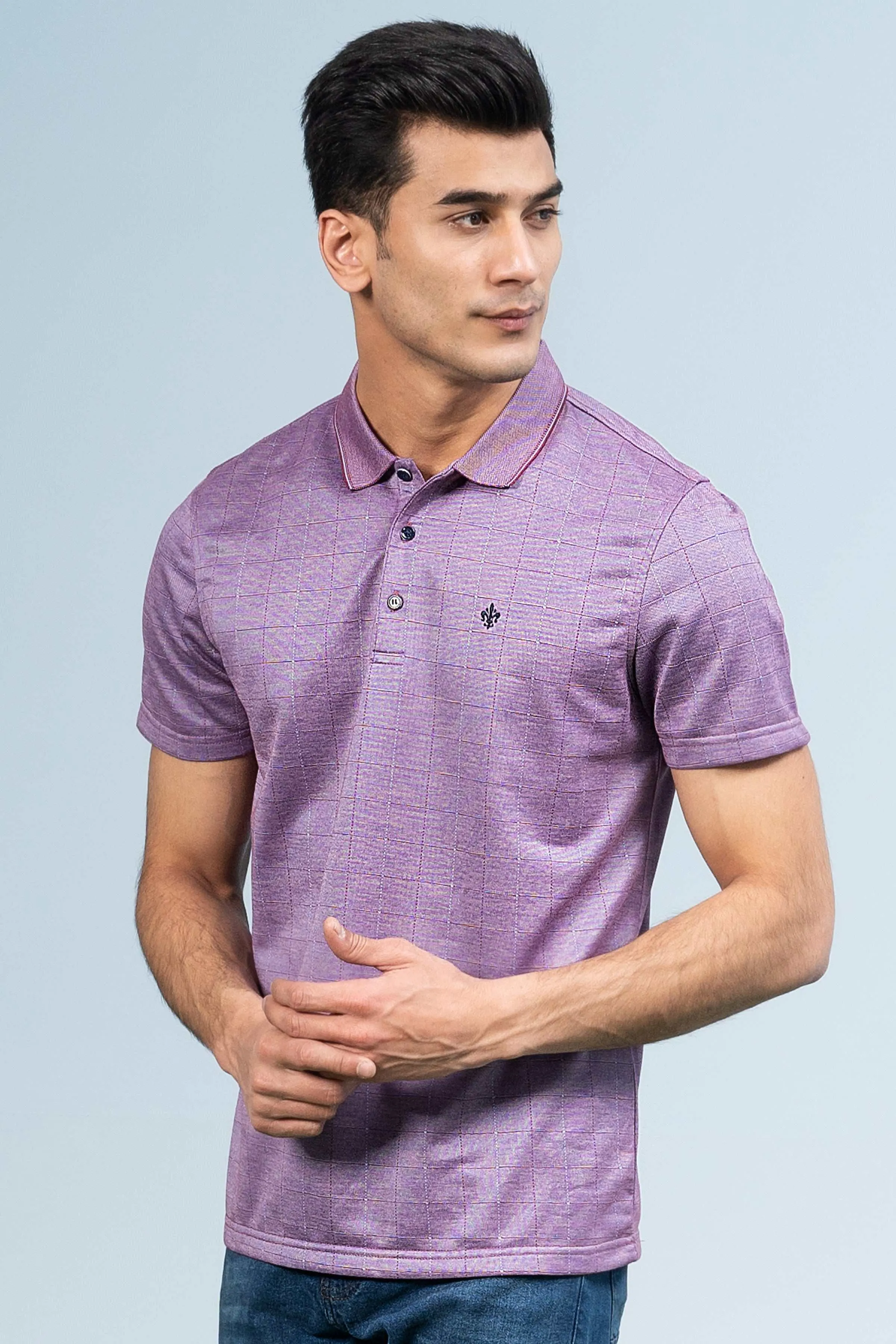 EXECUTIVE ICONIC POLO PURPLE