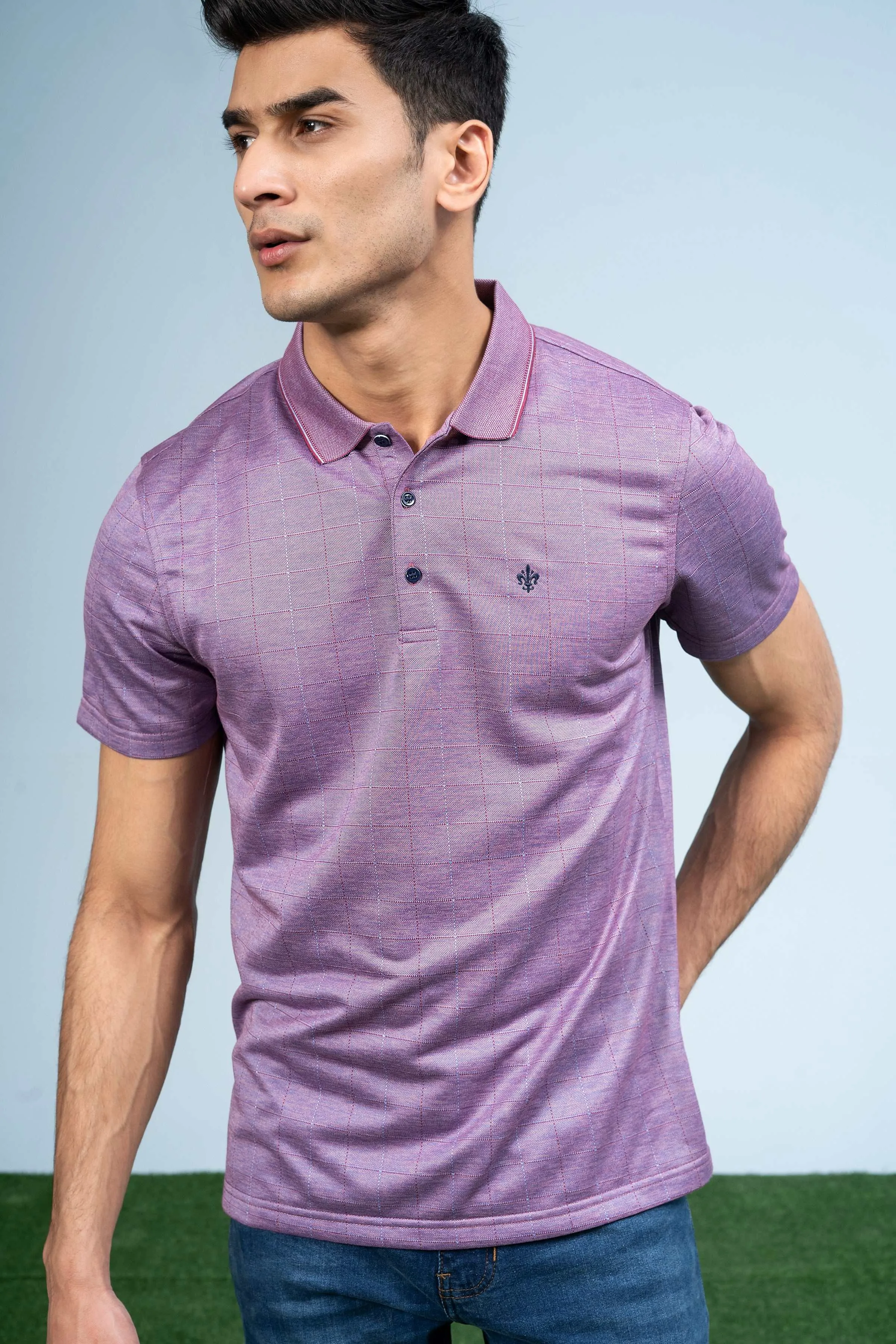 EXECUTIVE ICONIC POLO PURPLE