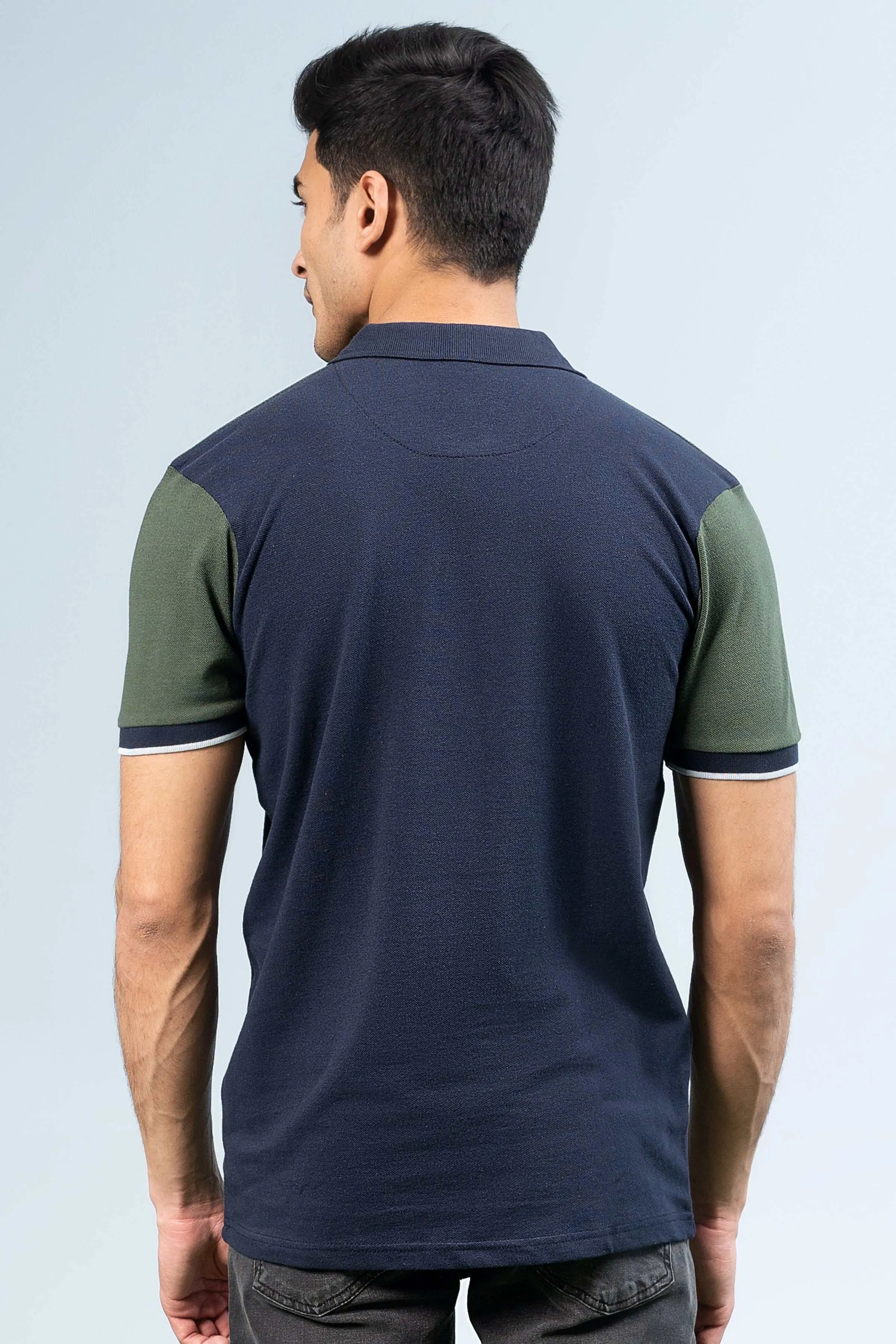 FASHION POLO NAVY GREEN