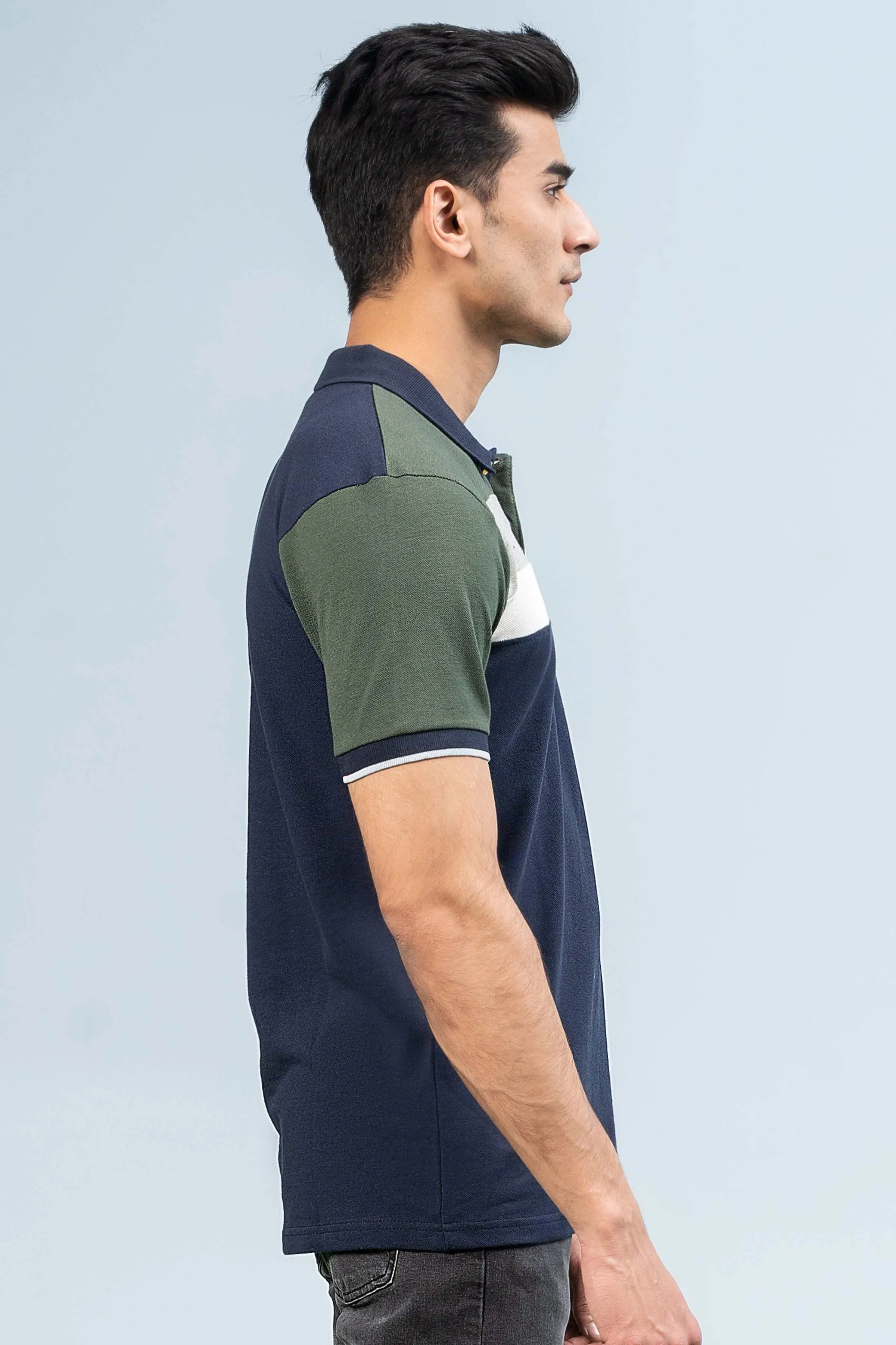 FASHION POLO NAVY GREEN