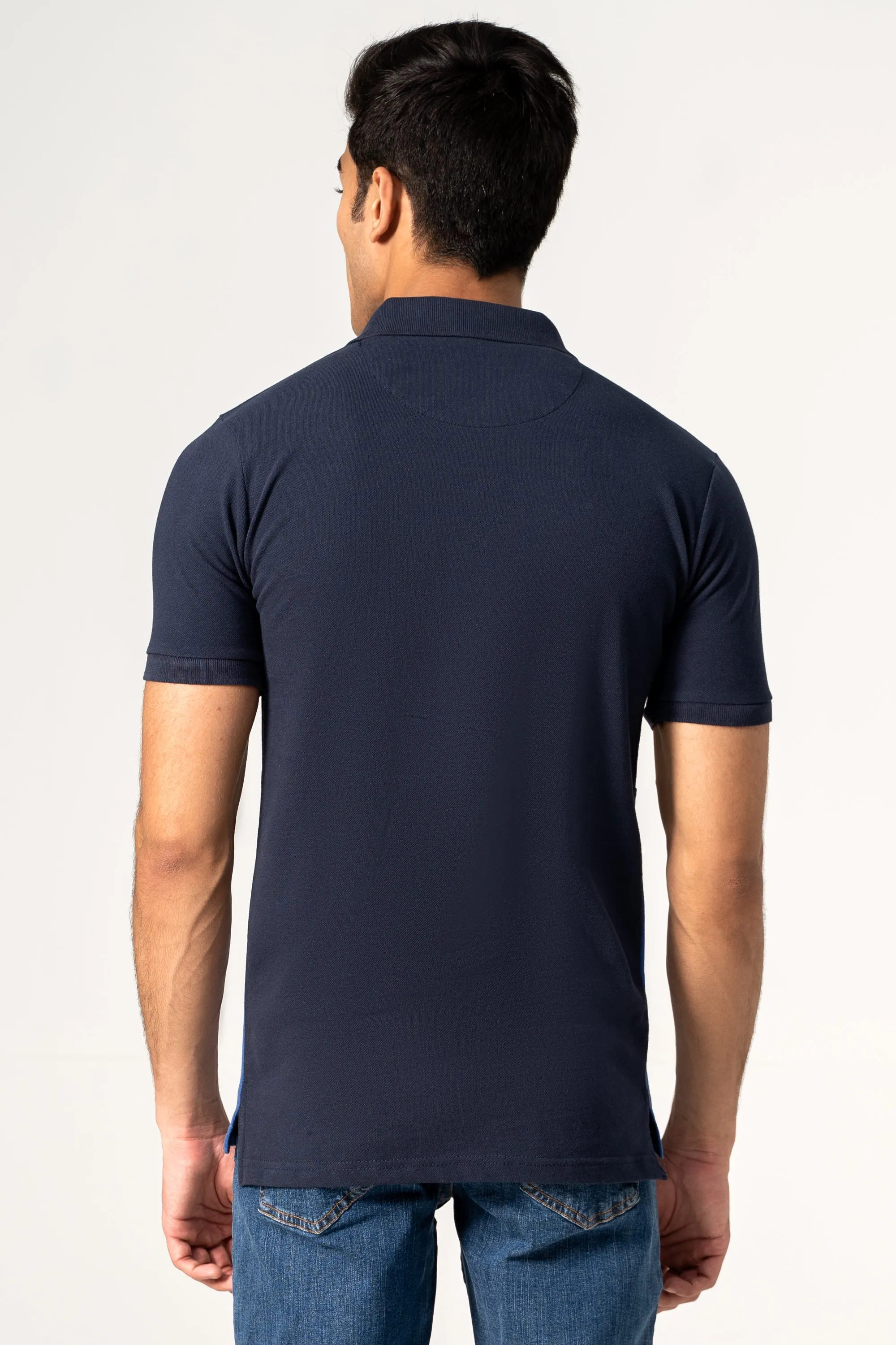 FASHION POLO NAVY WHITE BLUE