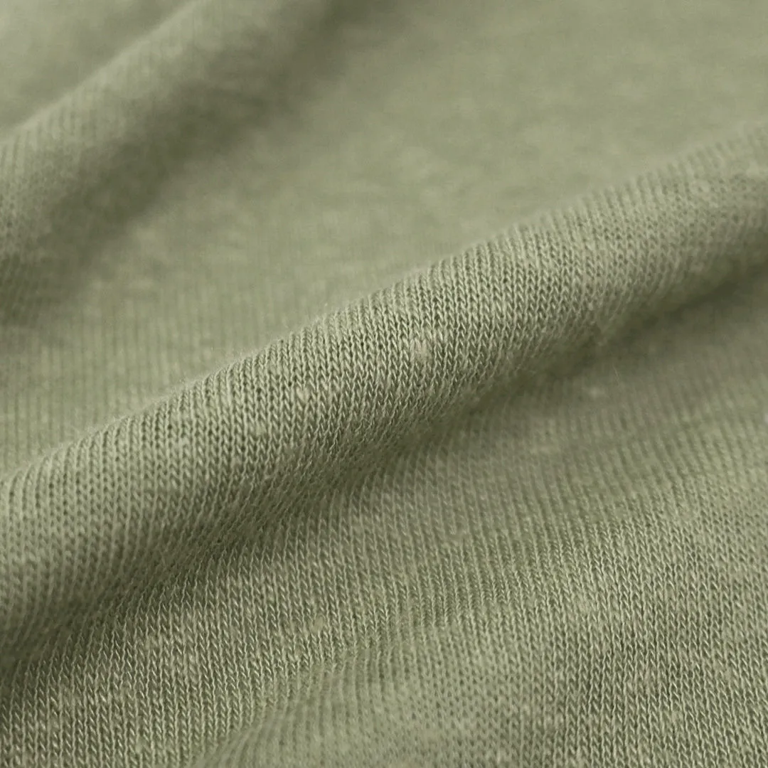 fine linen/viscose knit, Oeko-Tex certified - iguana