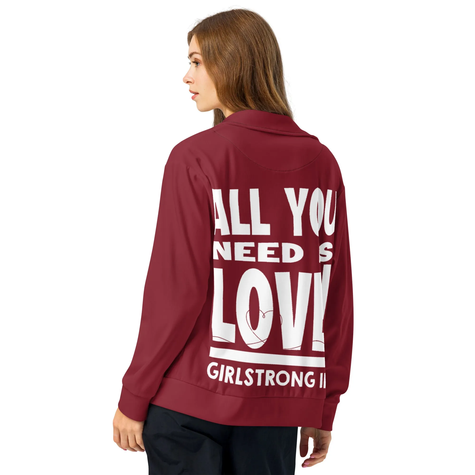 GS GRAPHIX TRACK JACKET CANDY APPLE RED - ALL YOU NEED IS LOVE