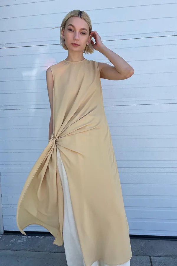 Hari Dress in Butter