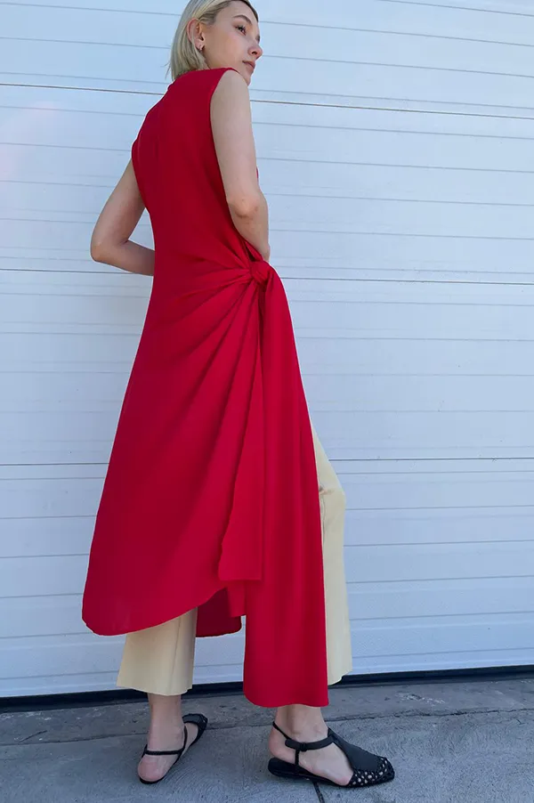 Hari Dress in Vermillion