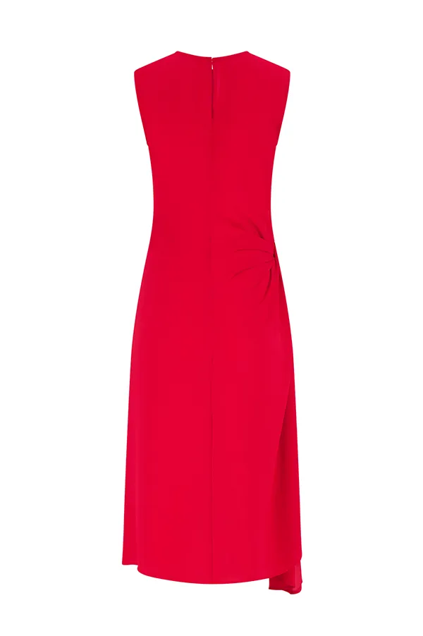 Hari Dress in Vermillion