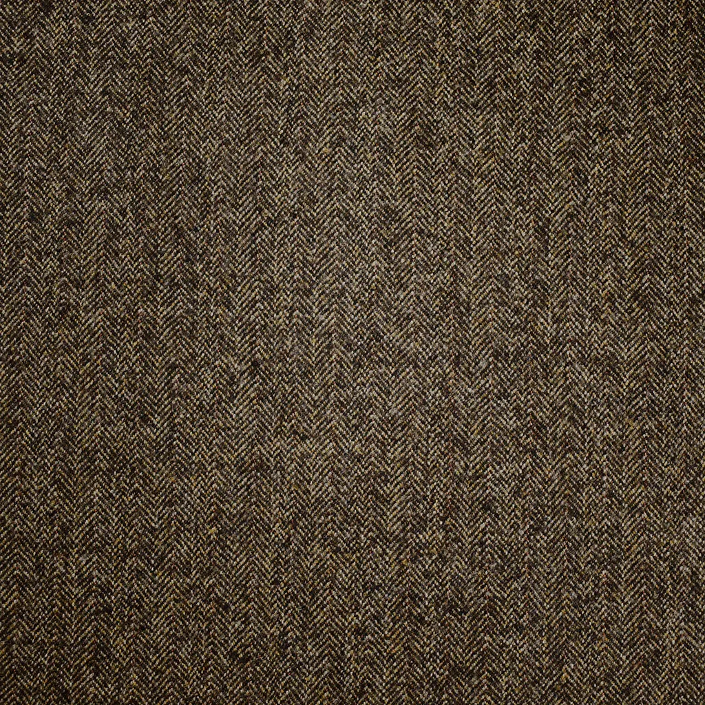 Herringbone Tweed Wool Suiting Camel/Espresso