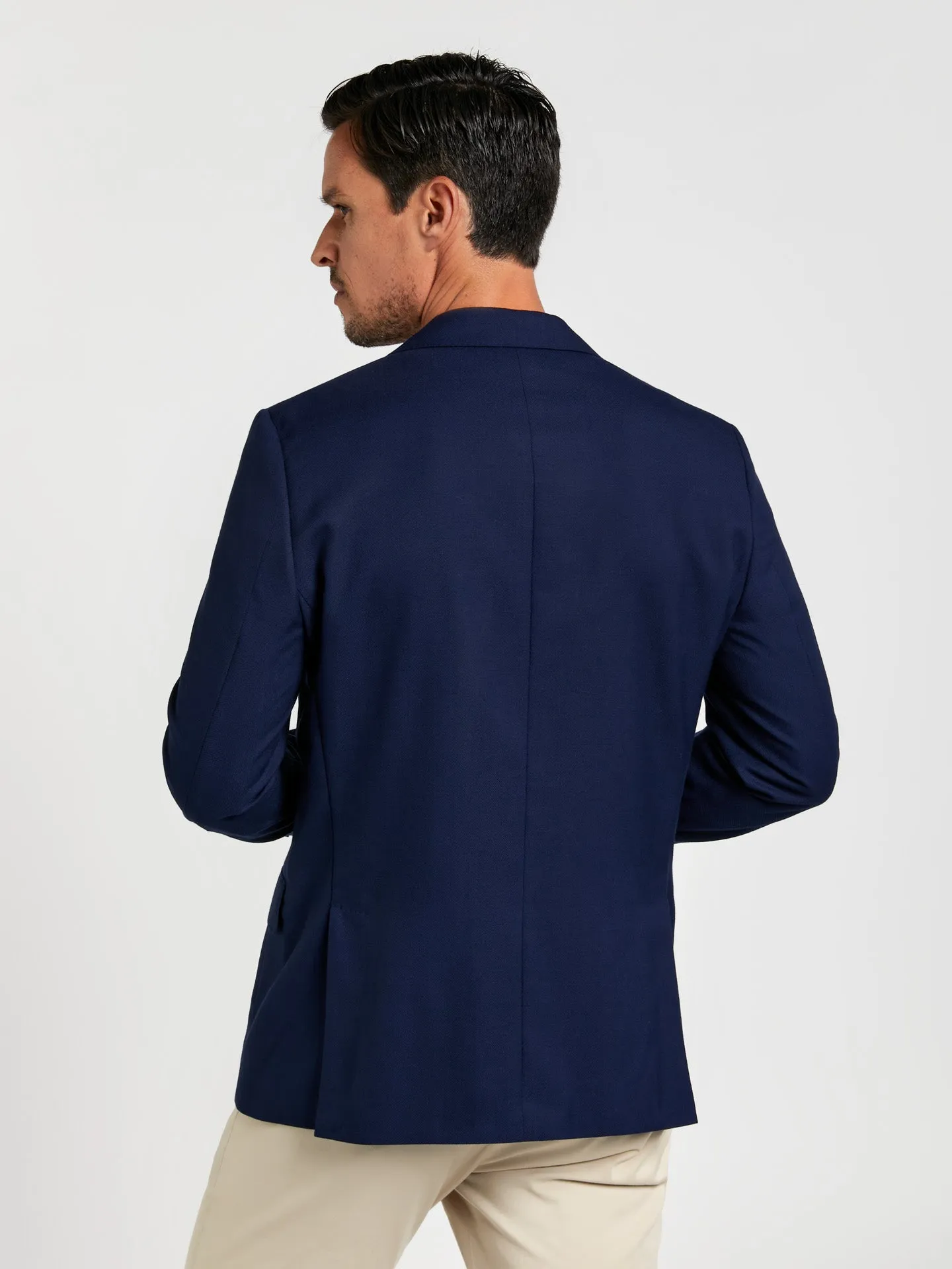 Icon navy wool blazer