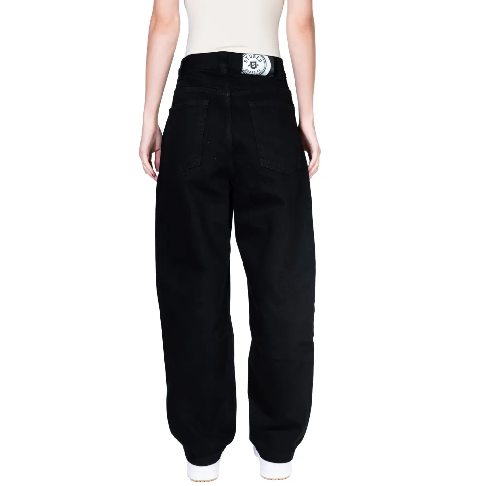 King Concrete Baggy Denim Pants True Black