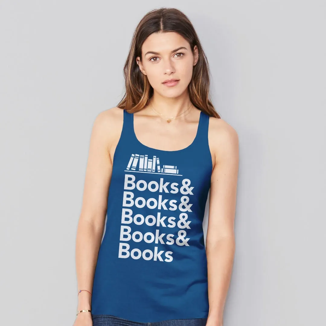 Ladies tank top for book lover