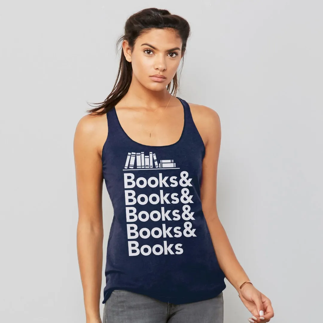 Ladies tank top for book lover