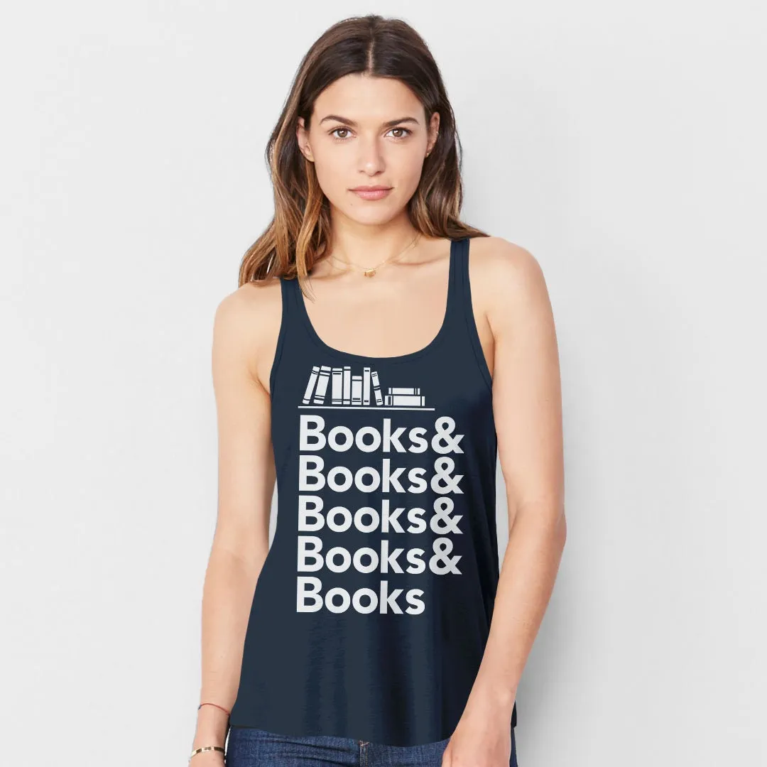 Ladies tank top for book lover