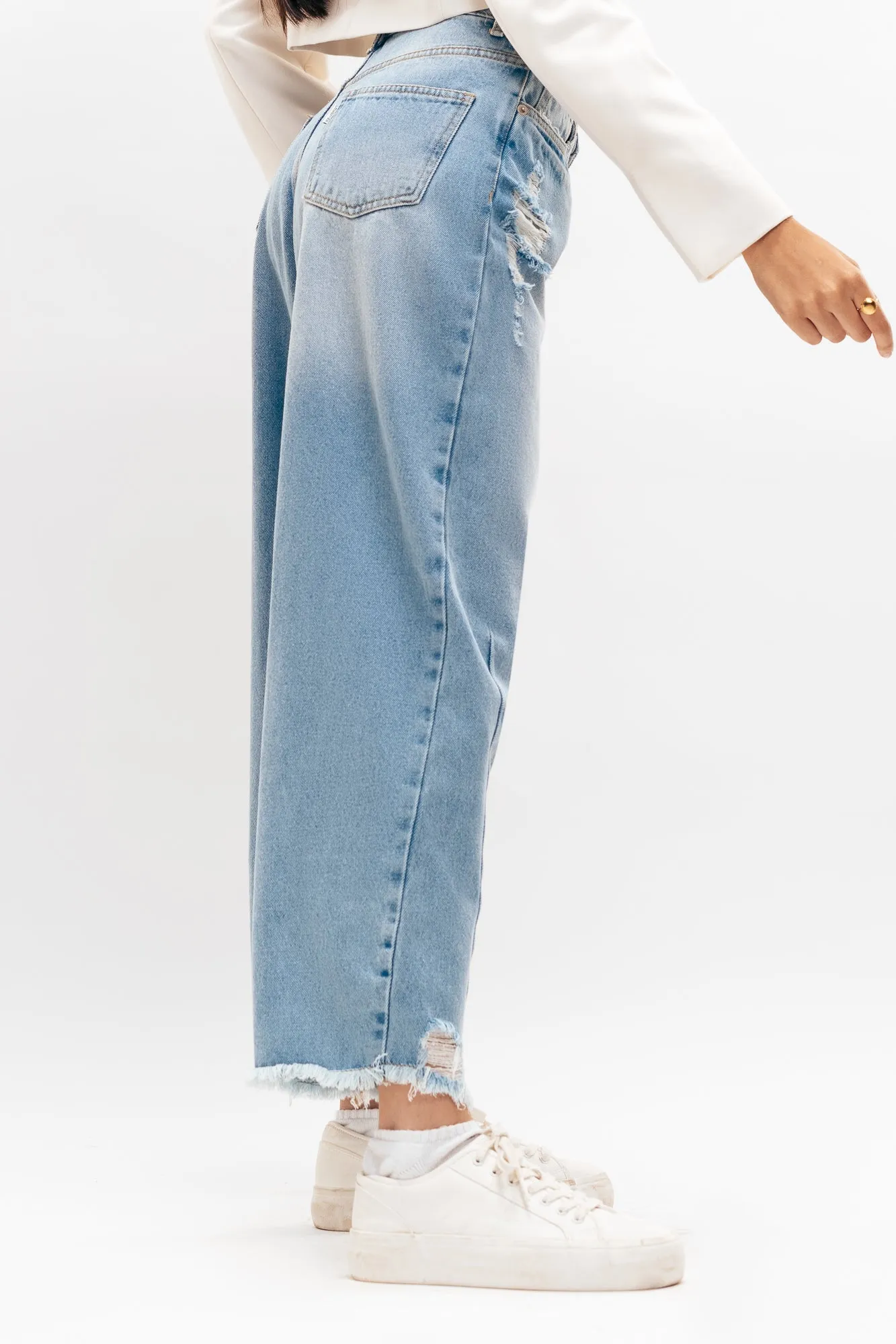 Light Blue Ablaze Baggy Balloon Jeans