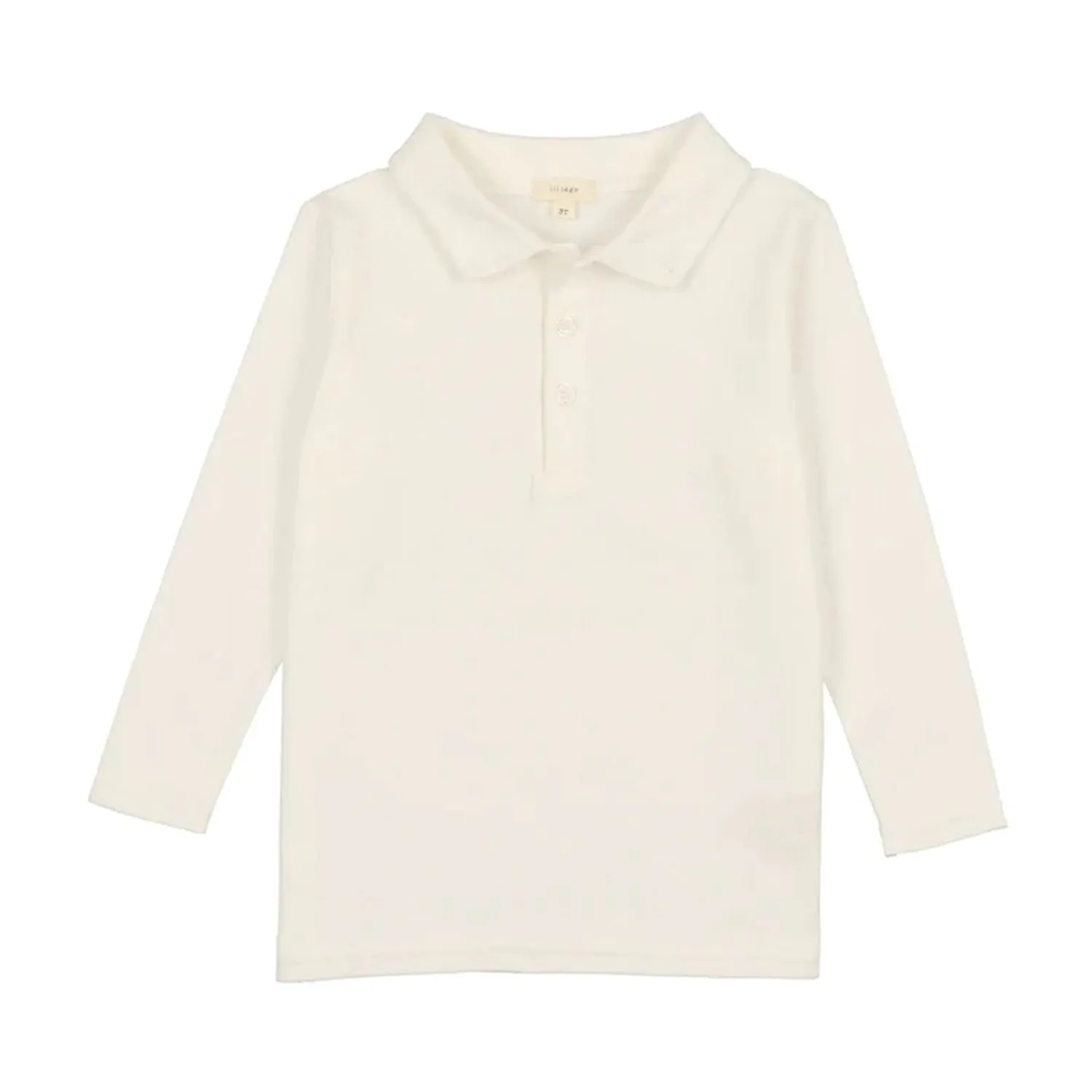 Lil Legs Cotton Polo White