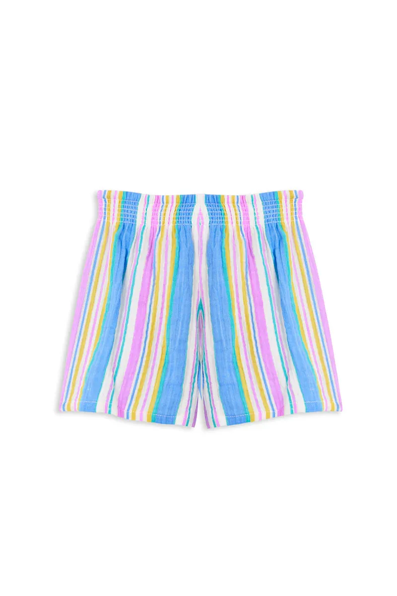 Milky - Crinkle Stripe Short