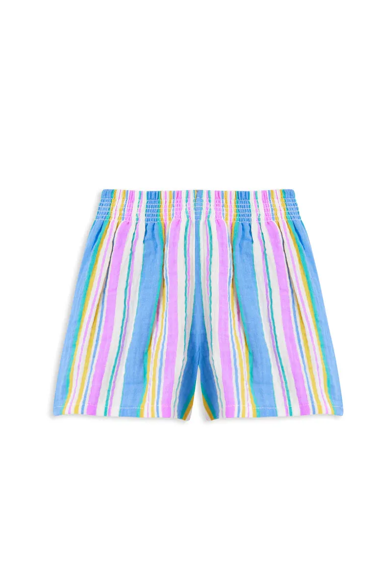 Milky - Crinkle Stripe Short