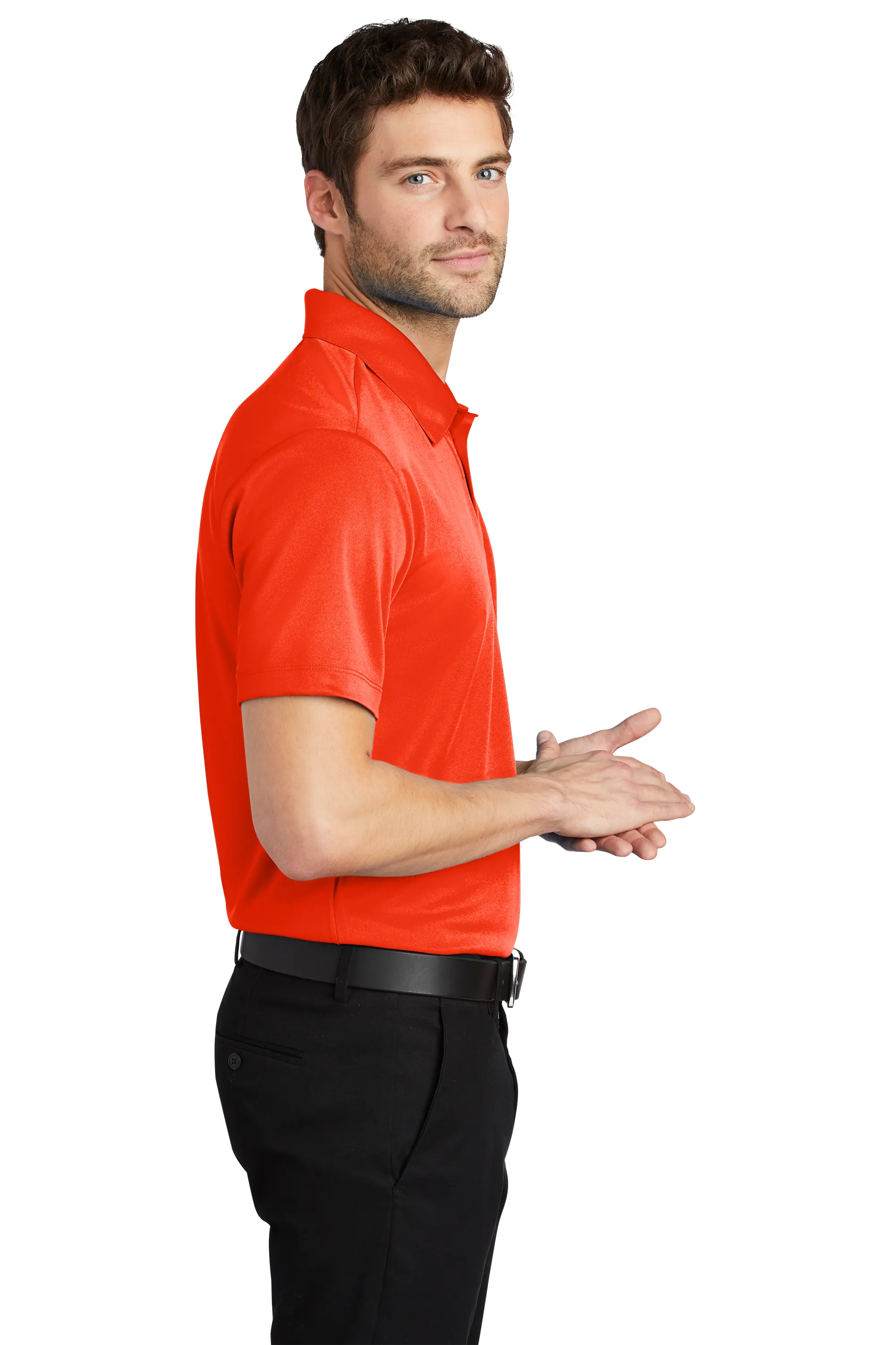 Port Authority® Silk Touch™ Performance Polo - Neon Orange