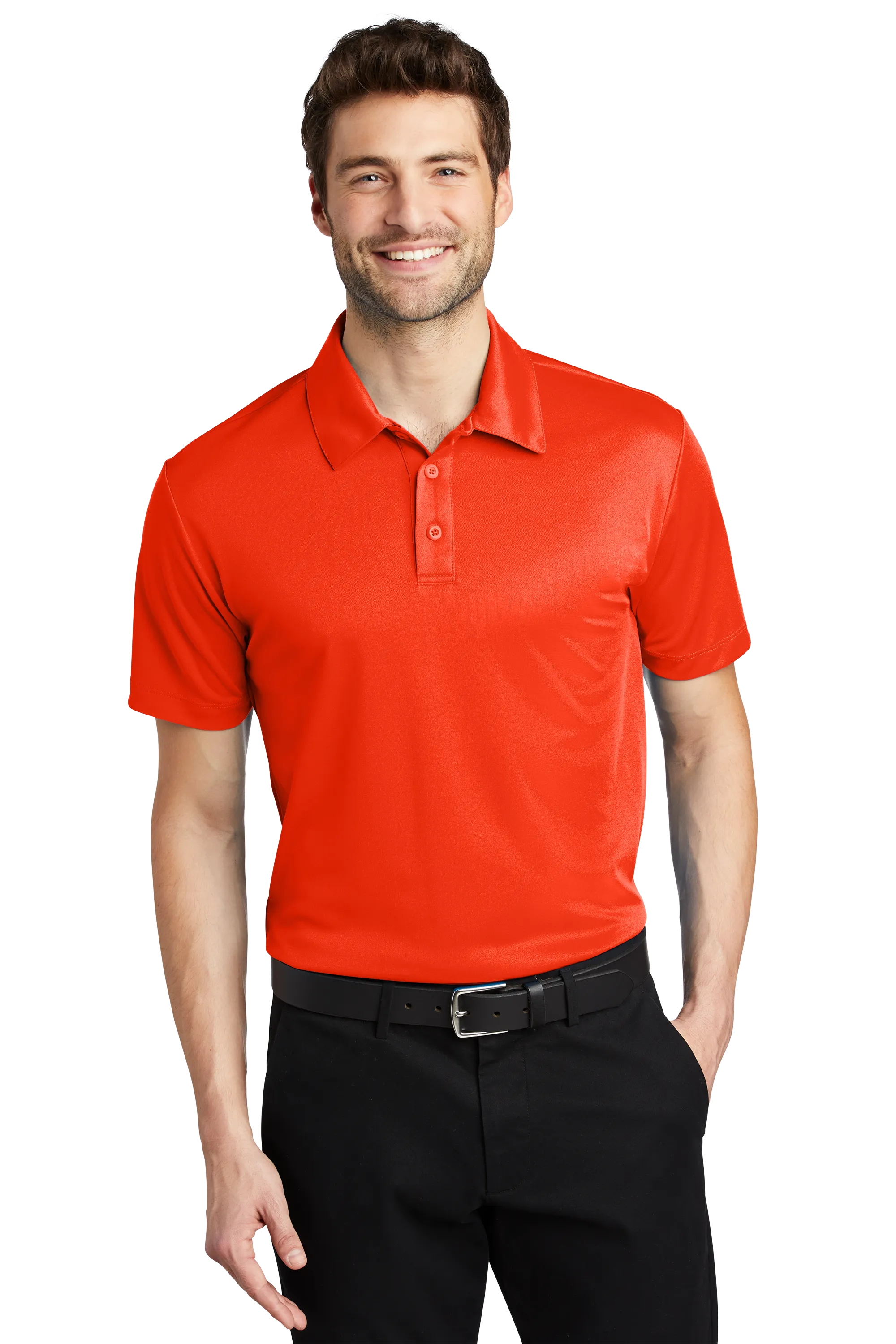 Port Authority® Silk Touch™ Performance Polo - Neon Orange