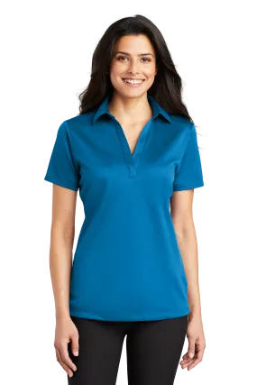 Port Authority® Women's Silk Touch™ Performance Polo - Brilliant Blue