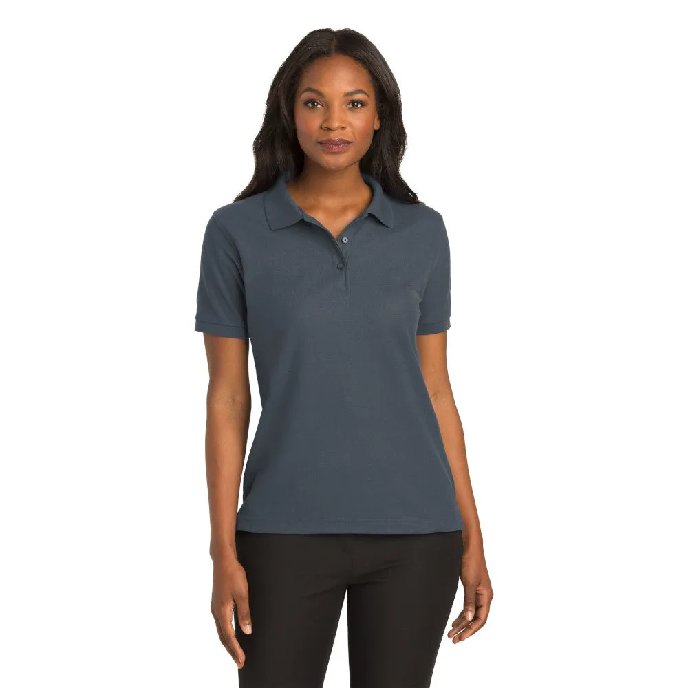 Port Authority® Women's Silk Touch™ Polo - Steel Grey