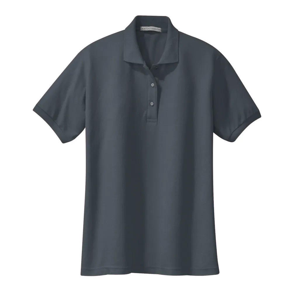 Port Authority® Women's Silk Touch™ Polo - Steel Grey