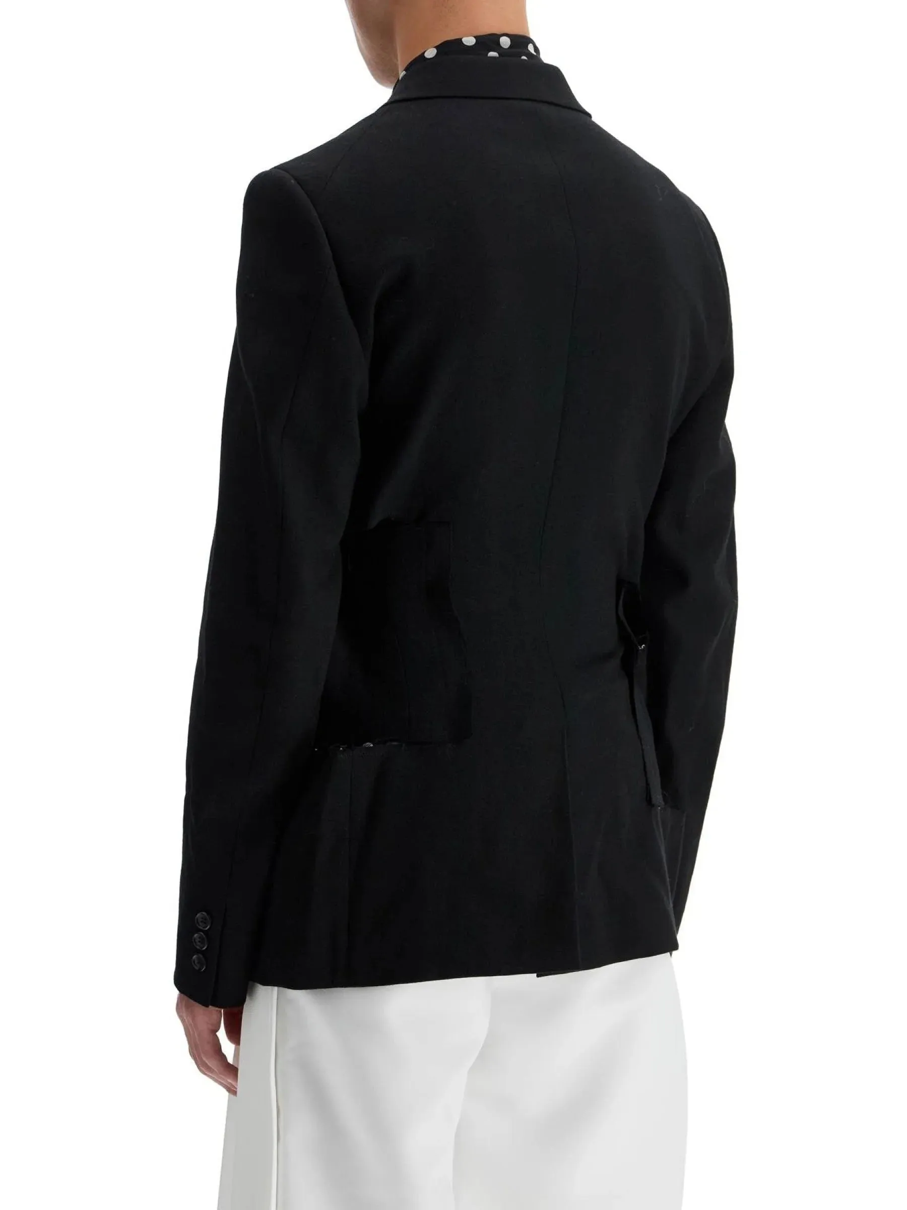 Reconstructed Wool Blazer