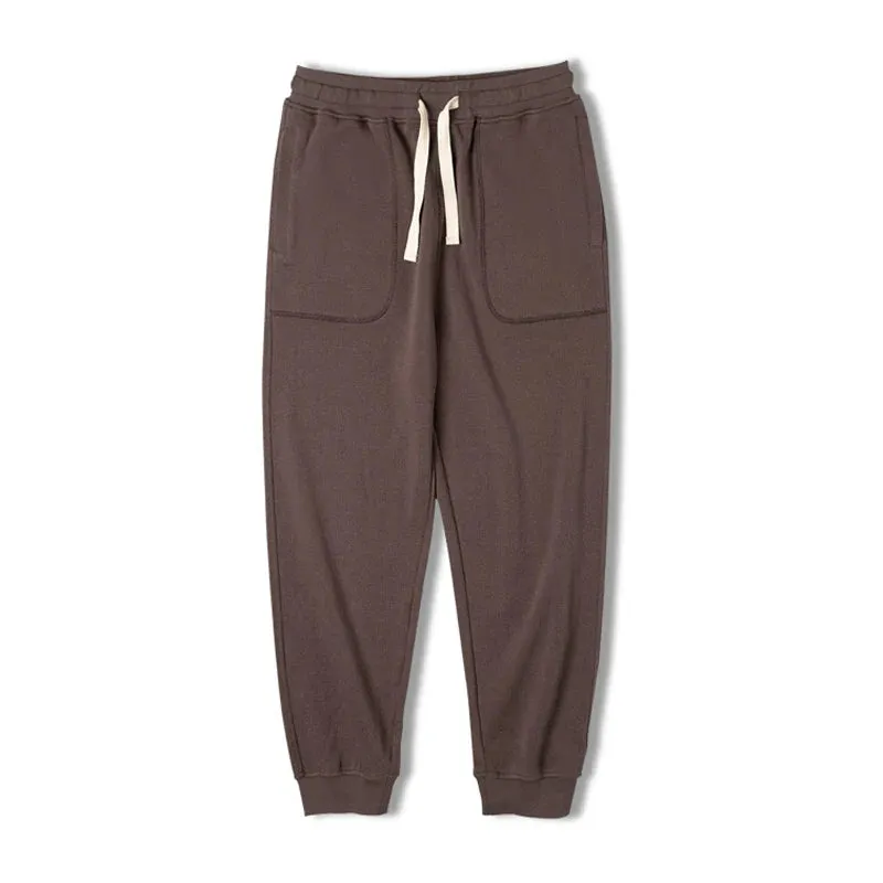 Solid Knit Jogger Sweat Pants