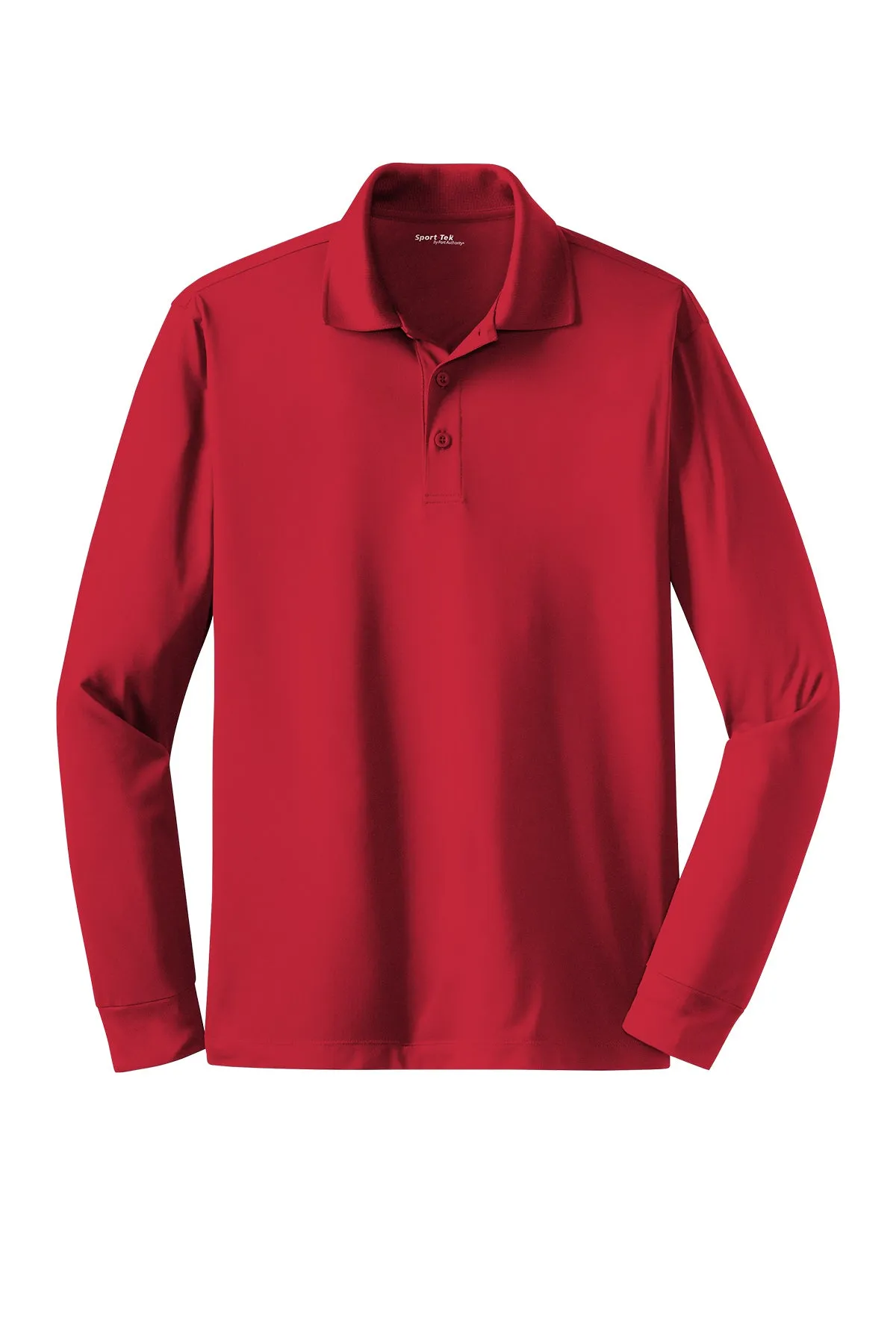 Sport-Tek® Long Sleeve Micropique Sport-Wick® Polo - True Red