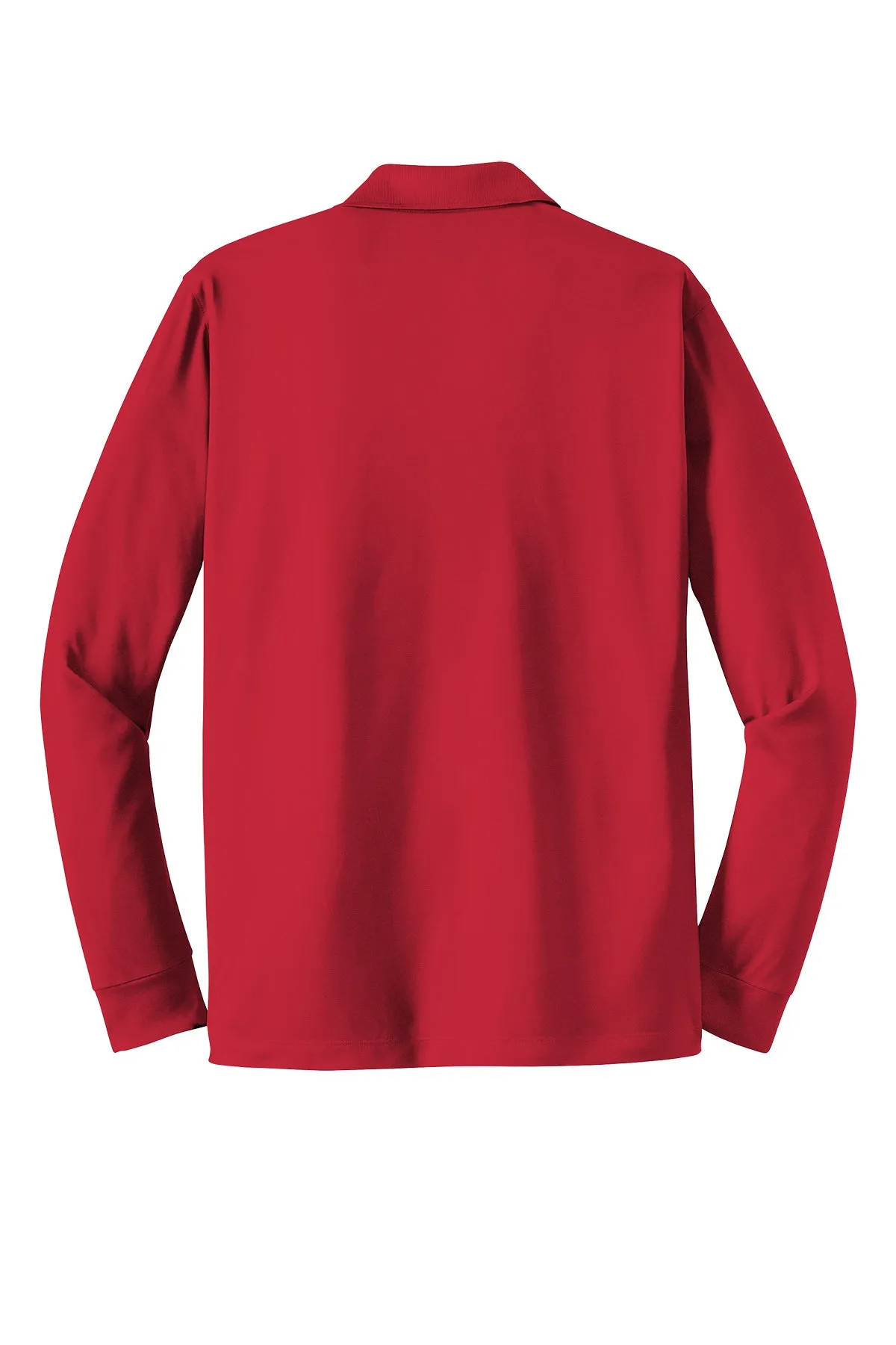 Sport-Tek® Long Sleeve Micropique Sport-Wick® Polo - True Red